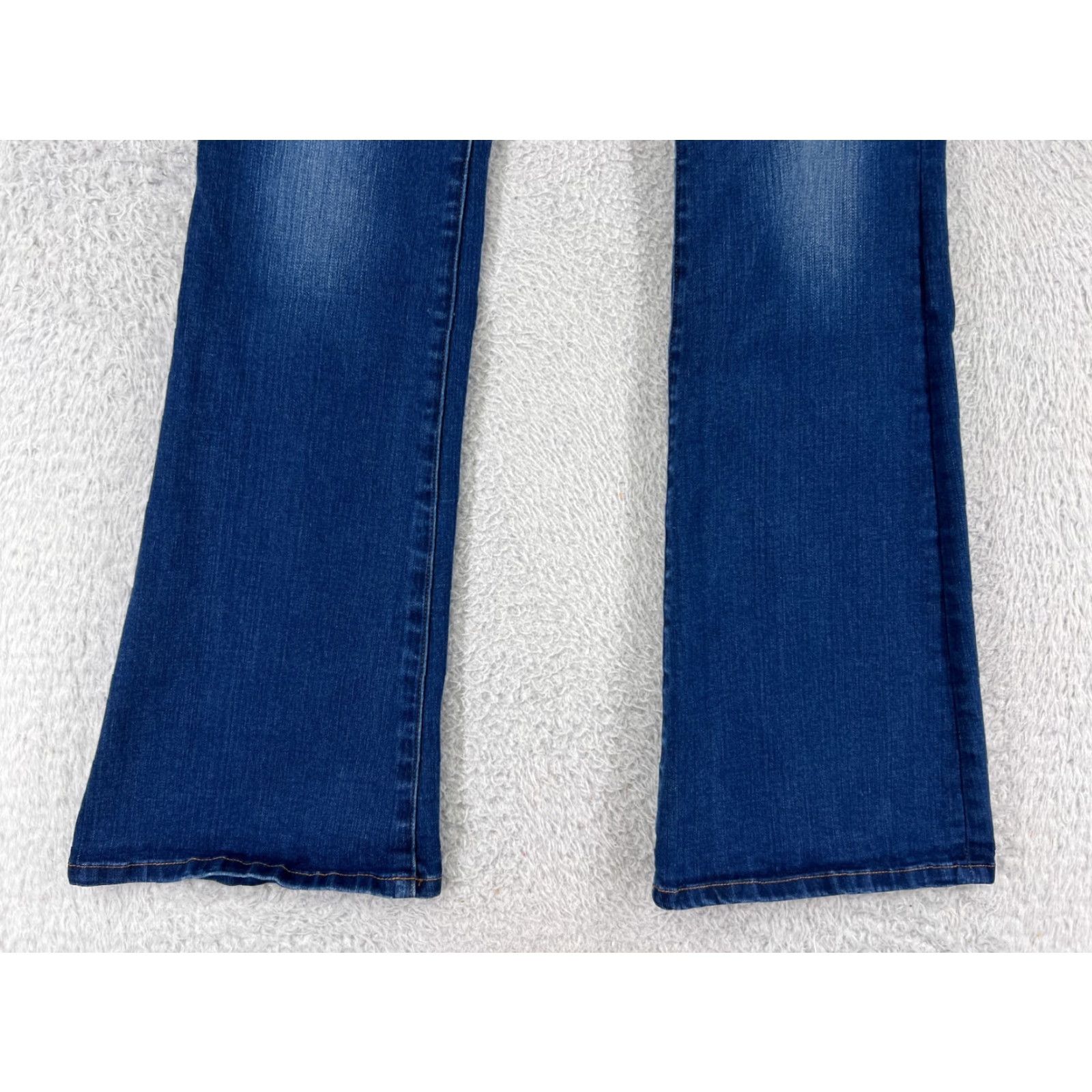 Vintage Henry & Belle Jeans Womens 30 Denim Blue Cotton Blend Flared 5-Pocket Regular Inseam 31 Painte? Size 30" / US 8 / IT 44 - 6 Thumbnail