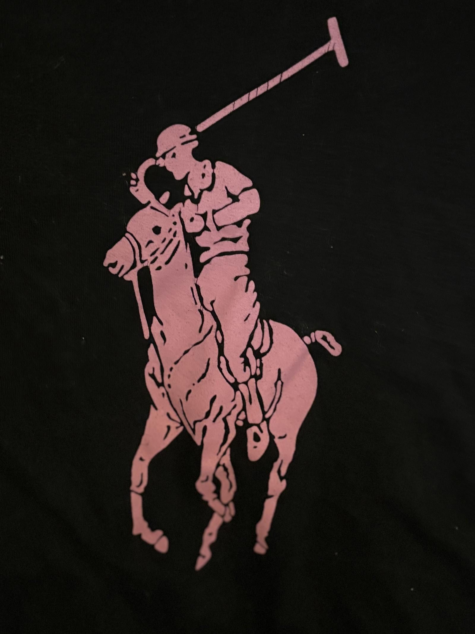 Polo Ralph Lauren Vintage Ralph Lauren Slim Fit Polo Tee - Black/Pink Graphic Size XL / US 12-14 / IT 48-50 - 3 Thumbnail