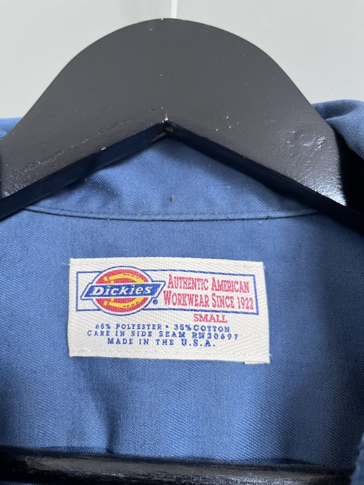 Dickies Dickies Blue Streetwear Short Sleeve Work Shirt Size US S / EU 44-46 / 1 - 5 Thumbnail