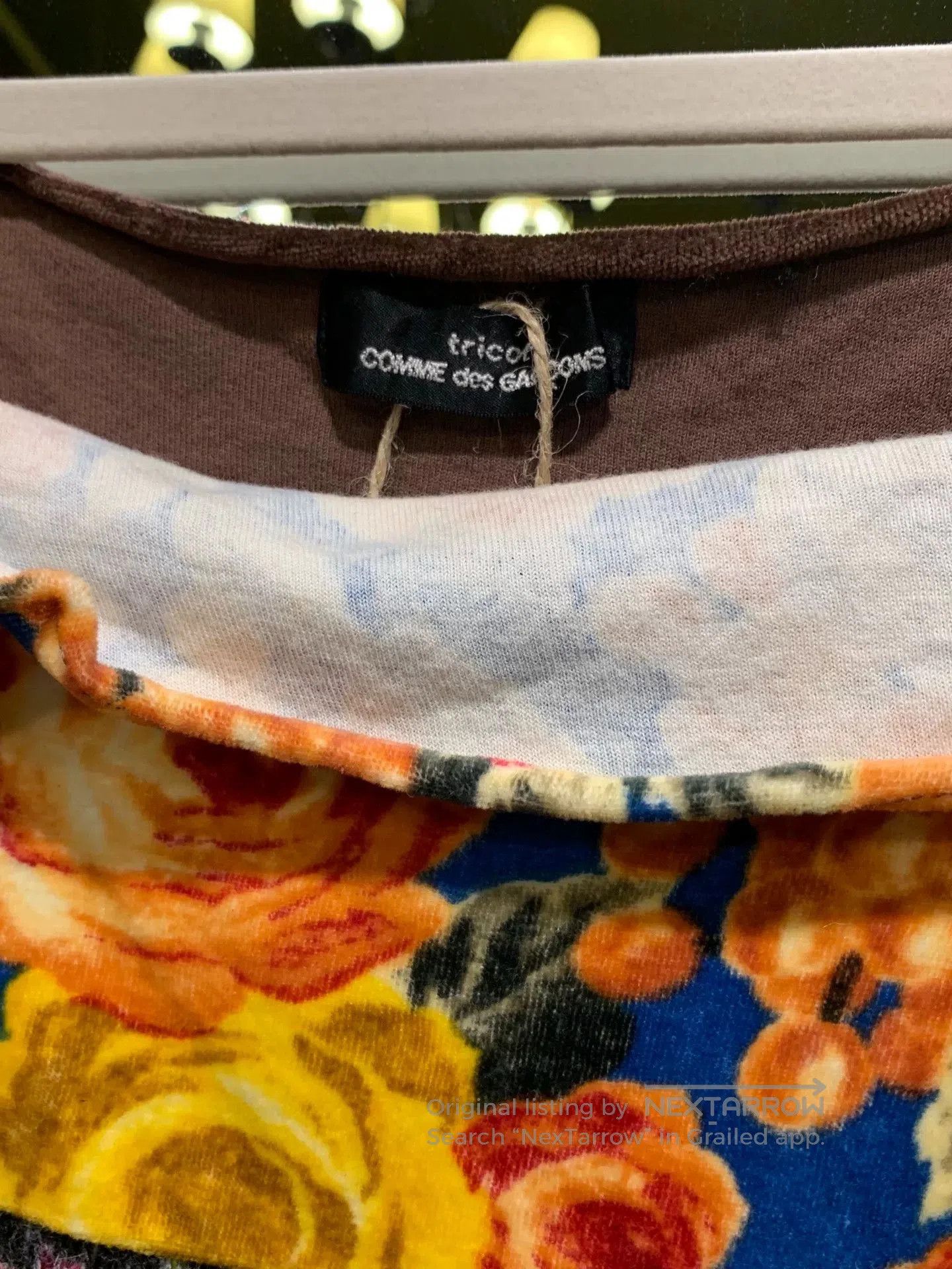 Tricot Comme des Garcons Tricot Comme des Garcons Floral Long Sleeve Top. Size M / US 6-8 / IT 42-44 - 3 Thumbnail