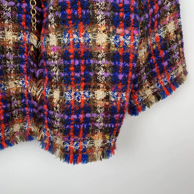 Gucci Gucci Size 36Purple wool tweed wool jacket size 36 2502- Size XS / US 0-2 / IT 36-38 - 4 Thumbnail
