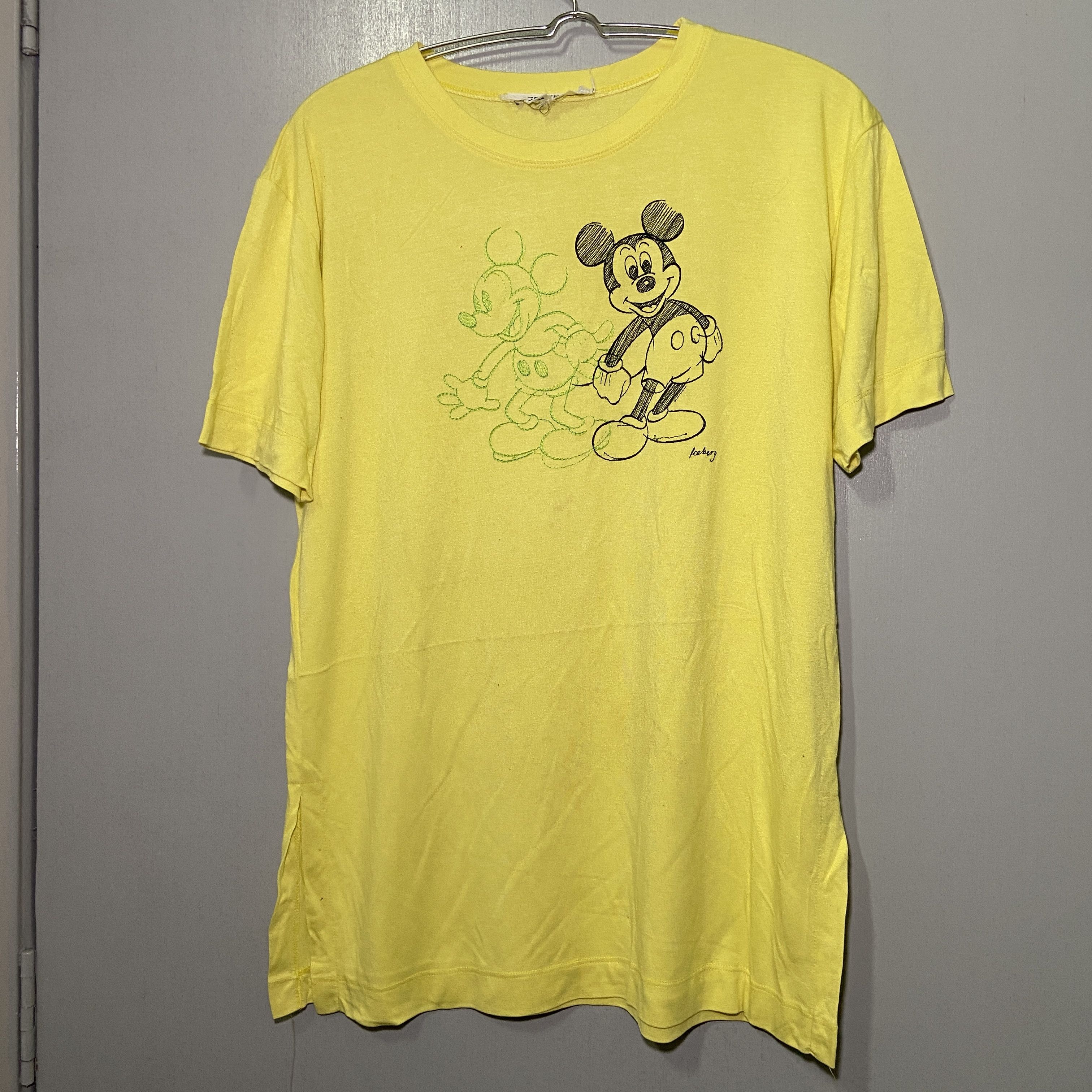 Iceberg × Mickey Mouse ICEBERG x Walt Disney Embroidery Yellow Tee Size US XS / EU 42 / 0 - 1 Thumbnail