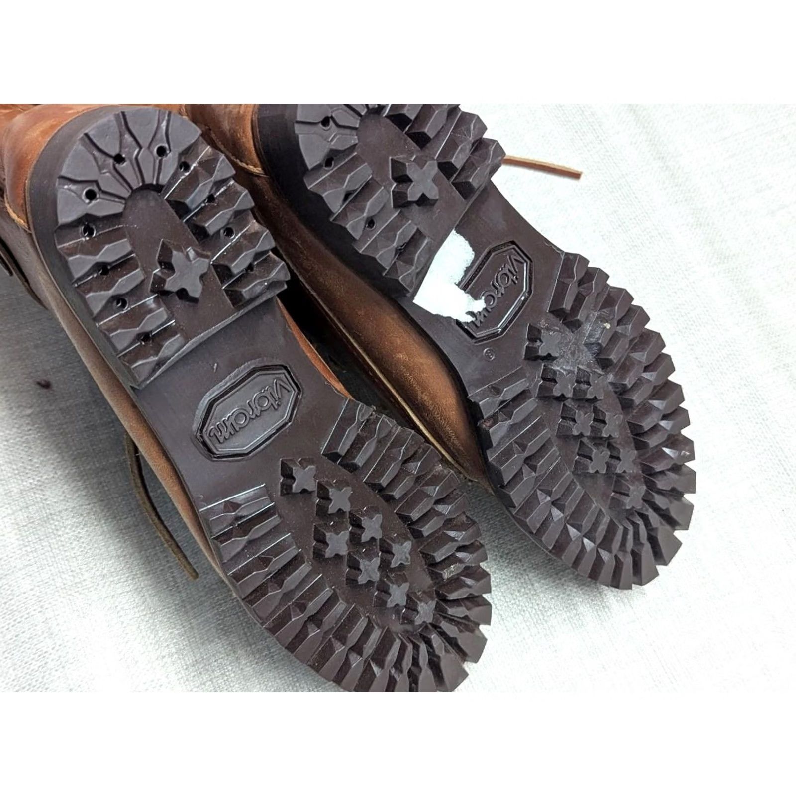 Ralph Lauren VINTAGE Ralph Lauren boots Hunting Womens AA 7.5 Brown Leather Vibram moccasin maine Russell Moccasin US Made Size US 8 / IT 38 - 7 Thumbnail