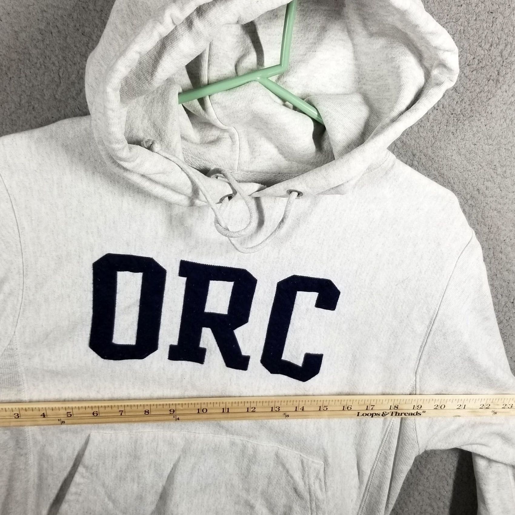 Champion Champion Reverse Weave Hoodie Mens Small Gray ORC Fleece Pullover Sweatshirt Size US S / EU 44-46 / 1 - 6 Thumbnail