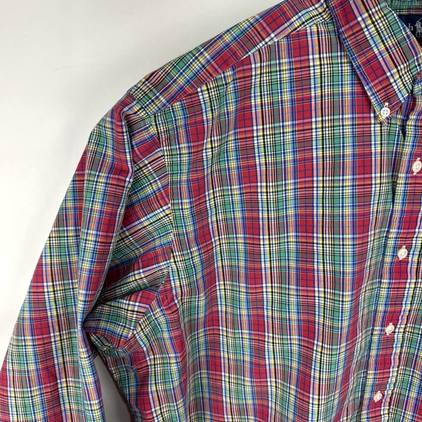 Polo Ralph Lauren VINTAGE Polo Ralph Lauren Mens Classic Fit Shirt XL Plaid Long Sleeve Button-Up Size US XL / EU 56 / 4 - 4 Thumbnail