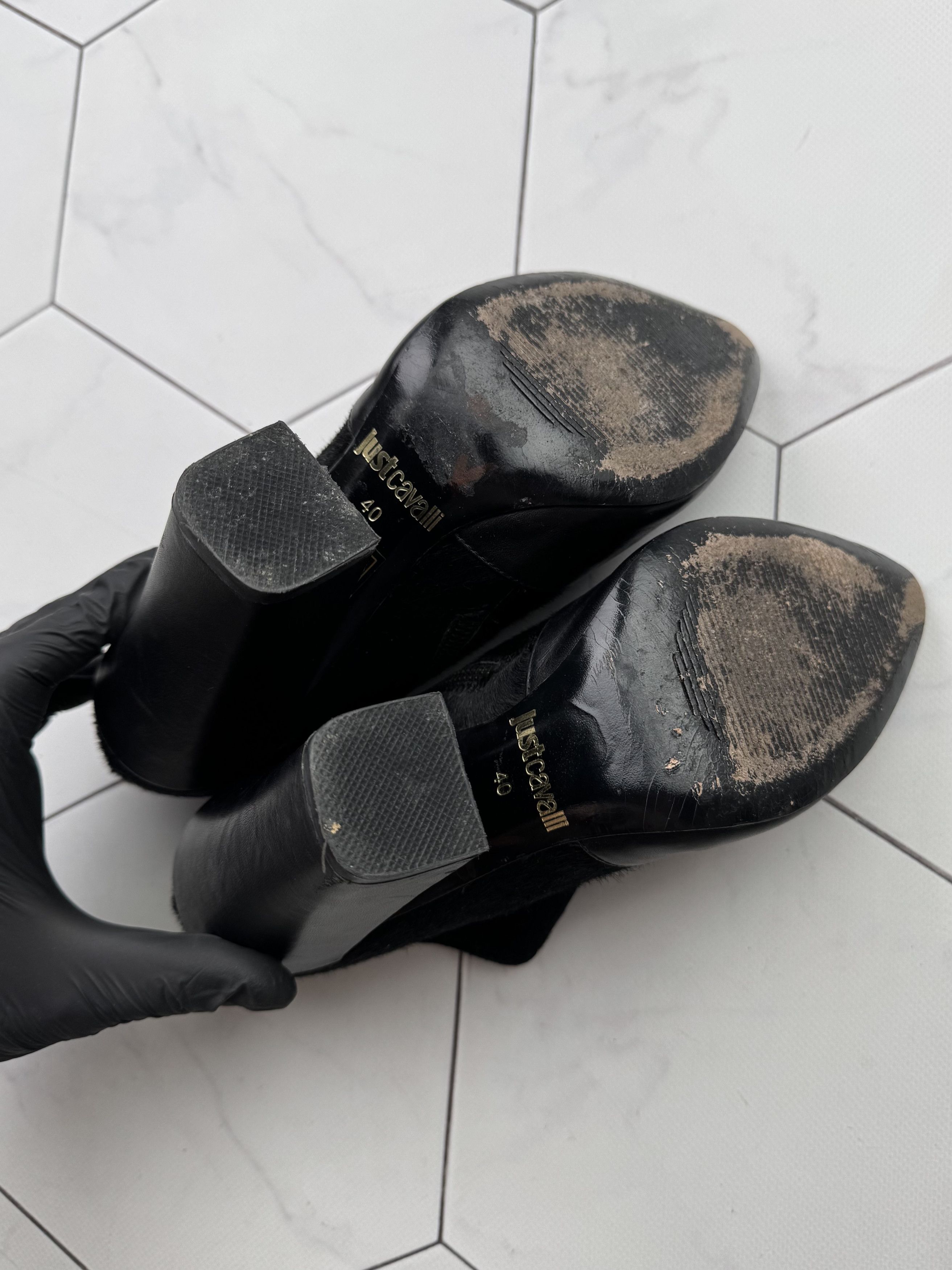 Just Cavalli Just Cavalli Vintage Heels With Real Fur Details (B187) Size US 10 / IT 40 - 15 Thumbnail