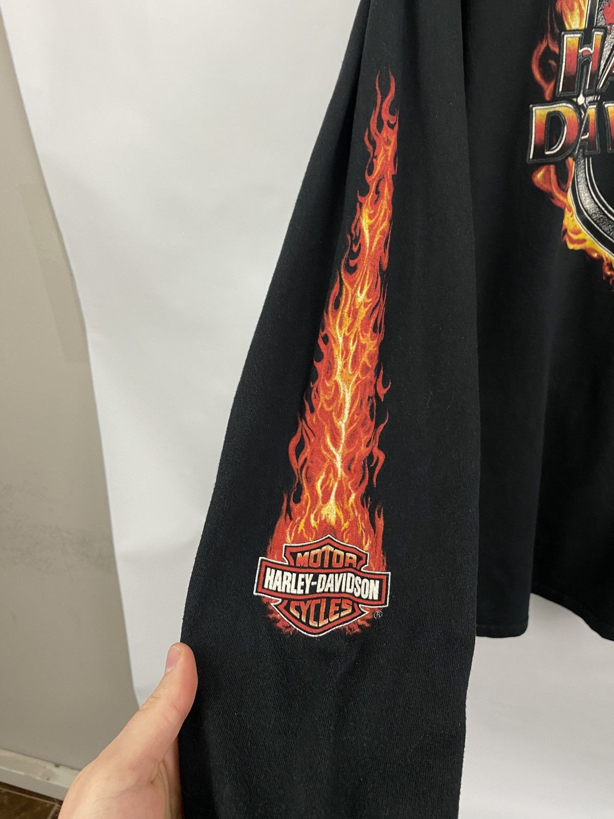 Harley Davidson 🇺🇸Vintage Y2K Harley Davidson Fire Skull Niagara Falls Canada Size US XL / EU 56 / 4 - 7 Thumbnail