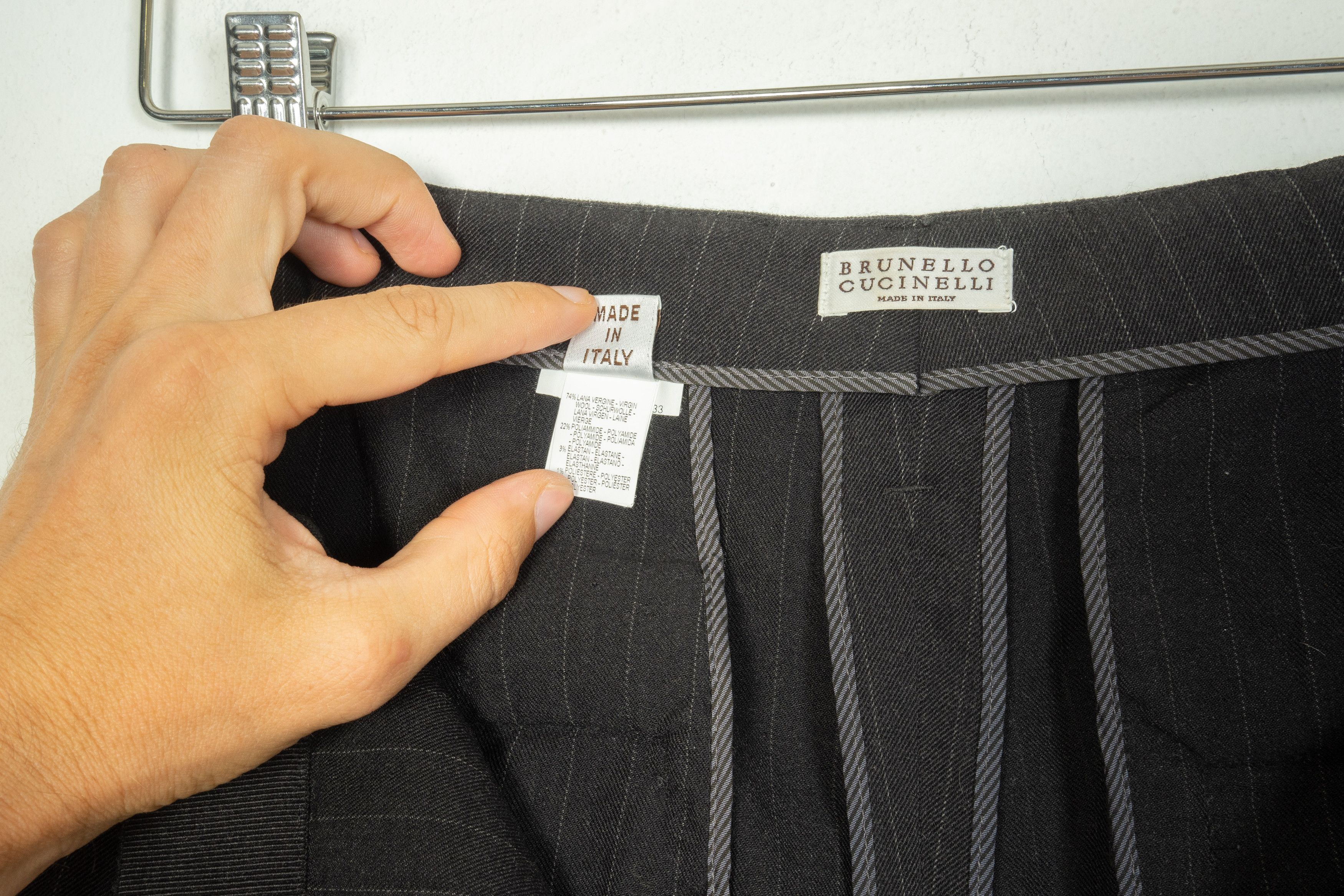 Brunello Cucinelli Brunello Cucinelli Wool Cargo Pants Size 30" / US 8 / IT 44 - 6 Thumbnail
