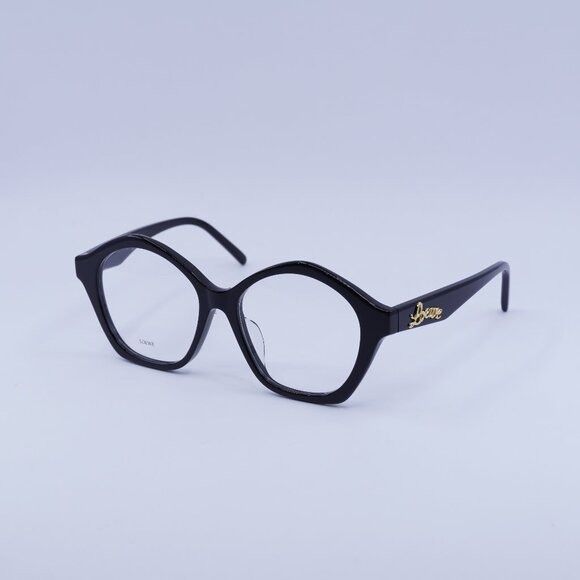 Loewe 🕶️ New Loewe LW50053F 001 Eyeglasses - Shiny Black Frame Size ONE SIZE - 3 Thumbnail