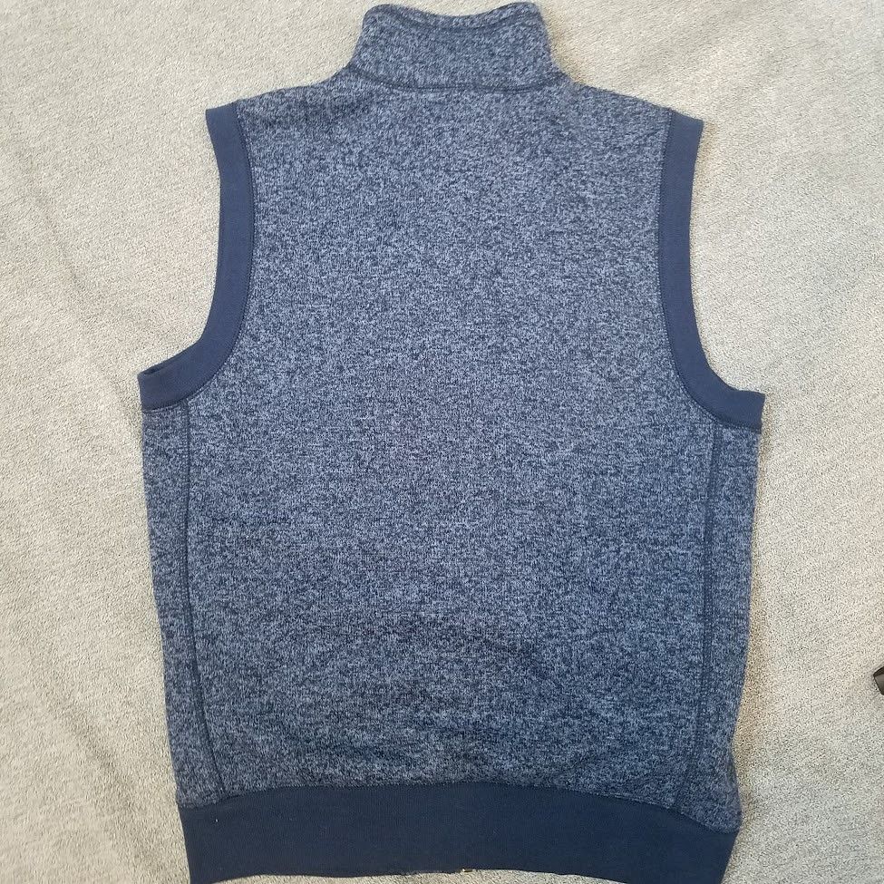 Gap NWT Men's Gap sweater fleece vest navy blue heather sz S Size US S / EU 44-46 / 1 - 2 Thumbnail