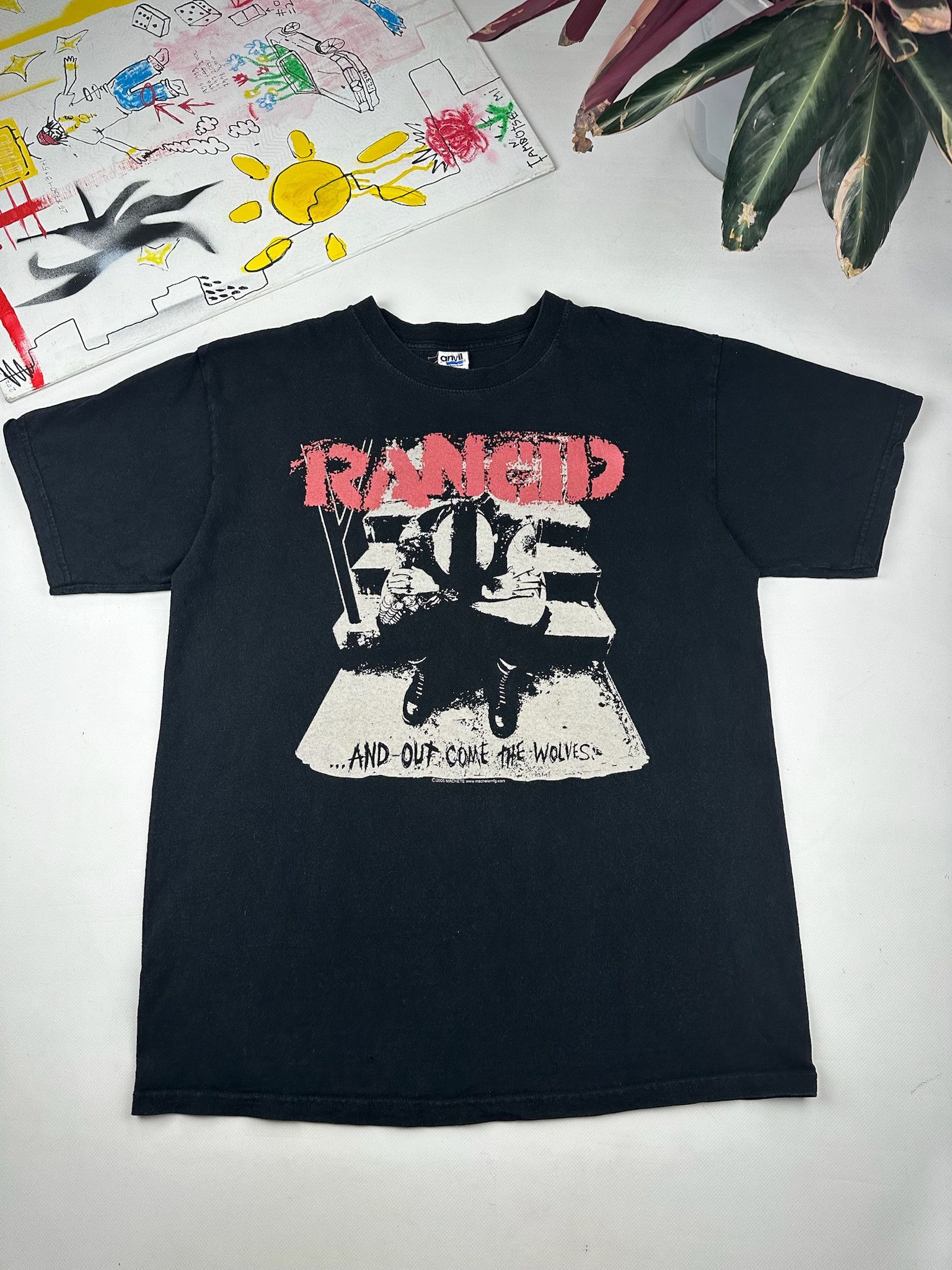 Band Tees vintage y2k RANCID And Out Come The Wolves Band T-Shirt Size US L / EU 52-54 / 3 - 1 Thumbnail