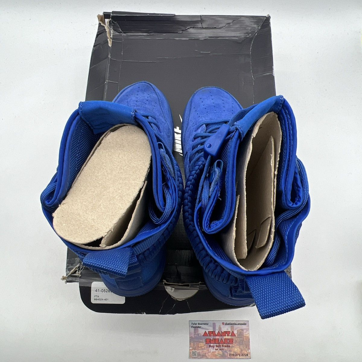 Nike Sf Air Force 1 game royal Size US 8.5 / EU 41-42 - 7 Thumbnail