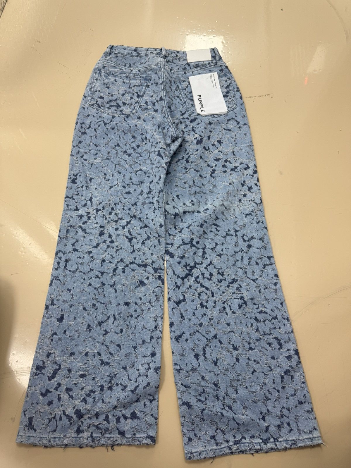 Other Purple Brand Jacquard Leopard Jeans Size 26" / US 2 / IT 38 - 5 Thumbnail