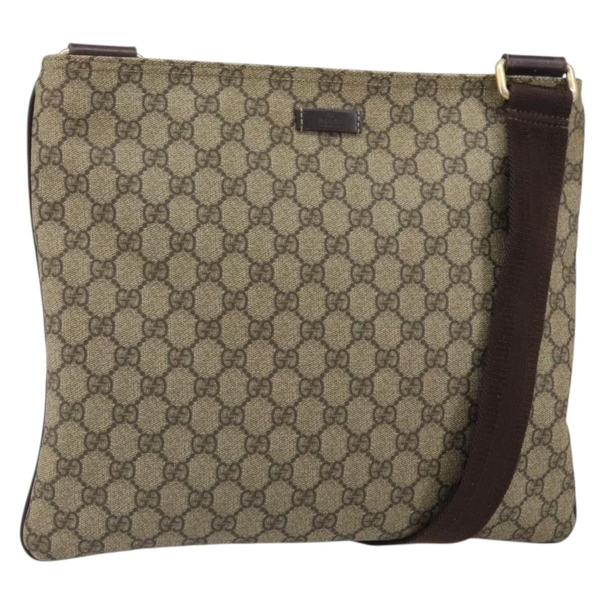 Gucci Gucci Zip Top Messenger GG Coated Canvas Size ONE SIZE - 1 Thumbnail