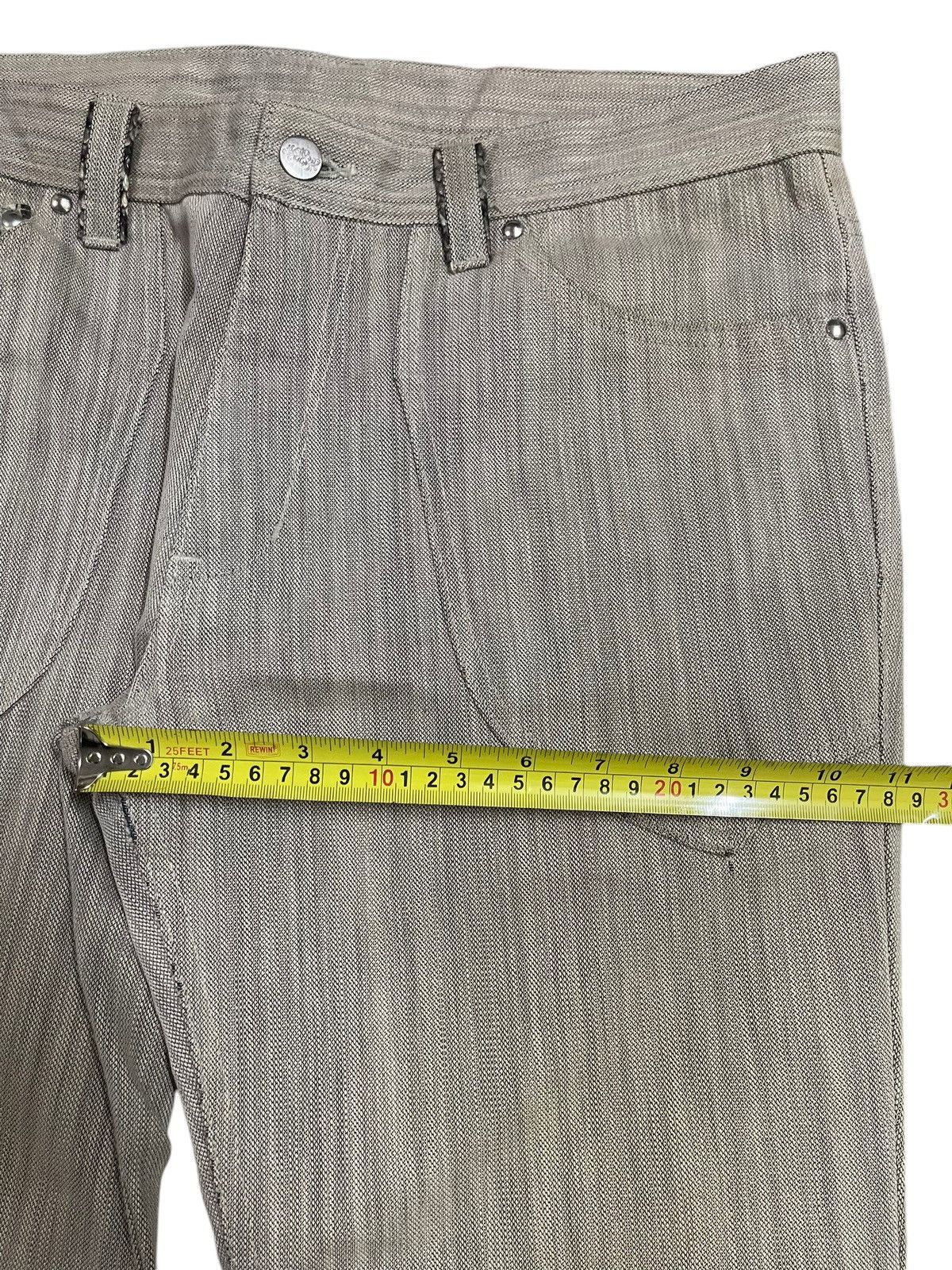 Hysteric Glamour Vintage Japanese Brand Snake Skin Style Wide Leg Jeans Size US 35 - 15 Thumbnail