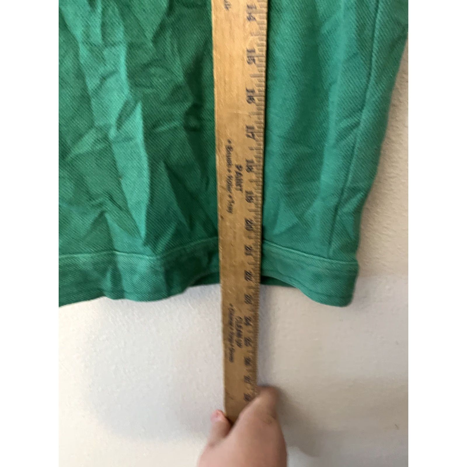 Jones New York JONES NEW YORK Vest Women M Green Cotton Buckled Clips VEST Shirt? Size M / US 6-8 / IT 42-44 - 4 Thumbnail