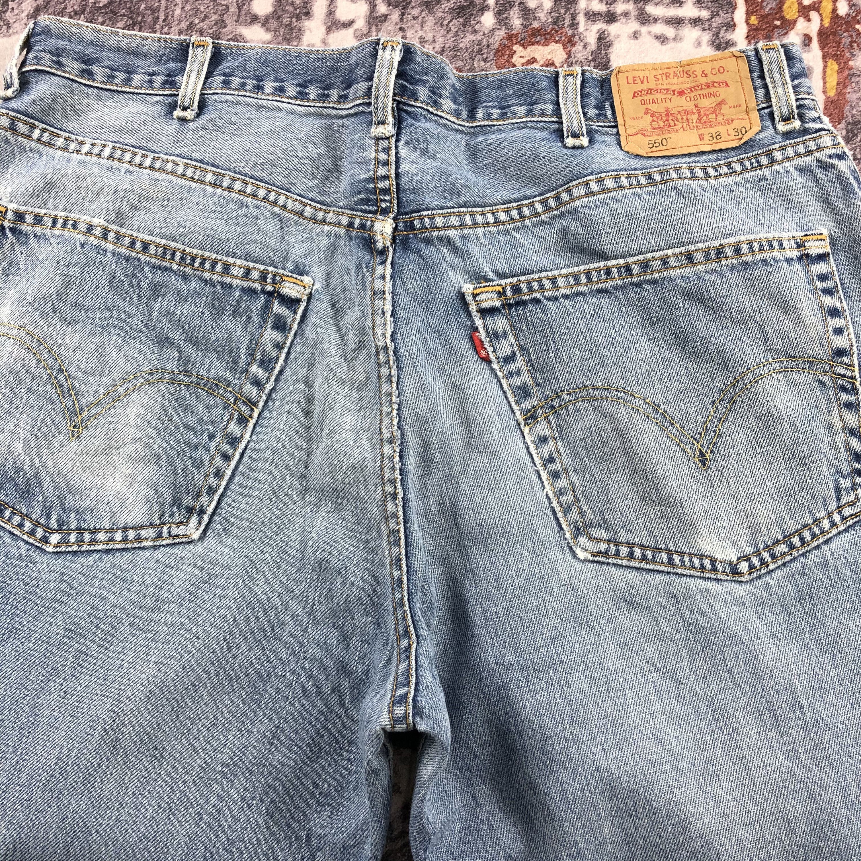 Levi's × Vintage Vintage Blue Wash Levis 550 Jeans-JM2652 Size US 39 - 5 Thumbnail