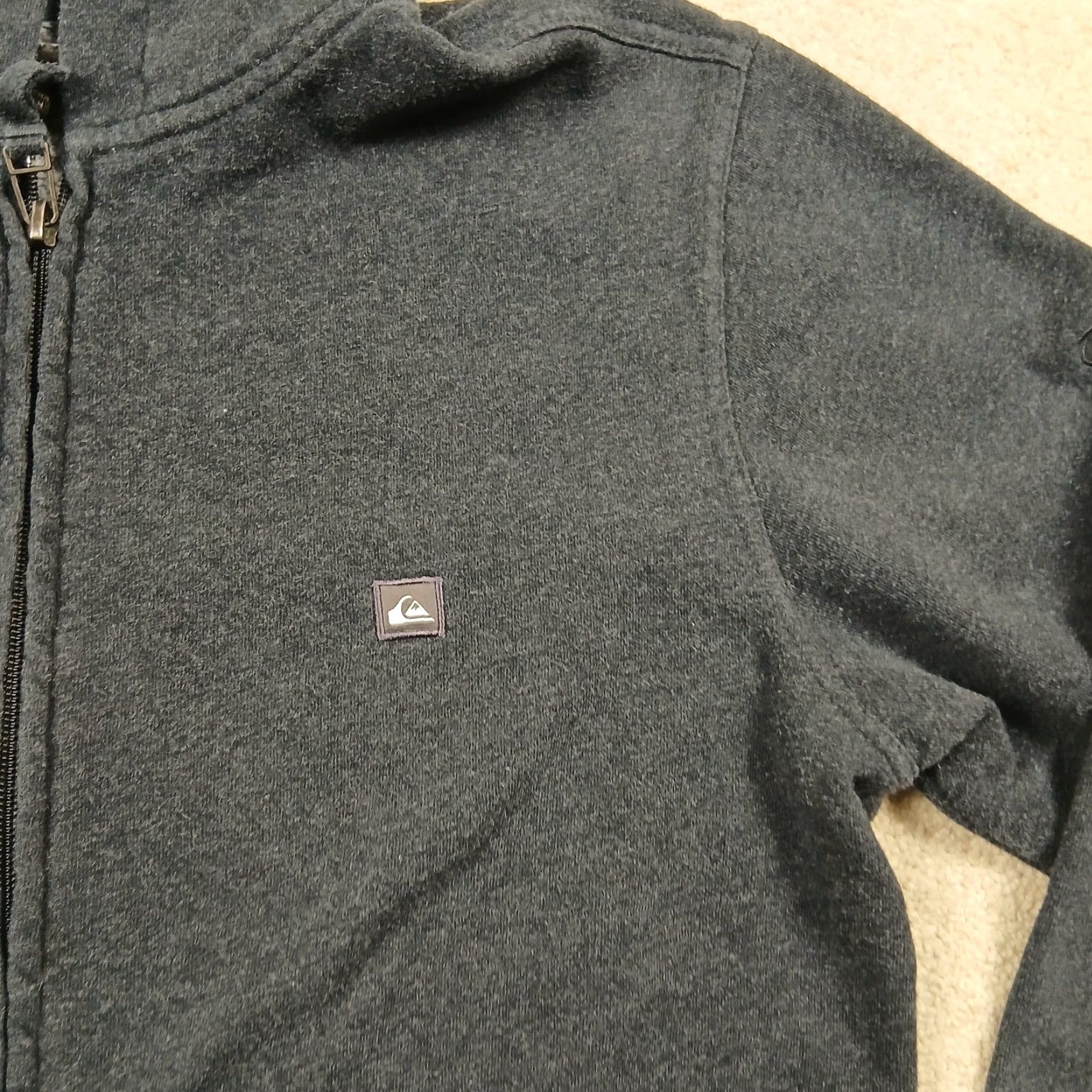 Quiksilver Quicksilver Full Zip Hoodie Sweatshirt Mens Small Black Hoodie Night Outdoor Regular Mens Size US S / EU 44-46 / 1 - 6 Thumbnail