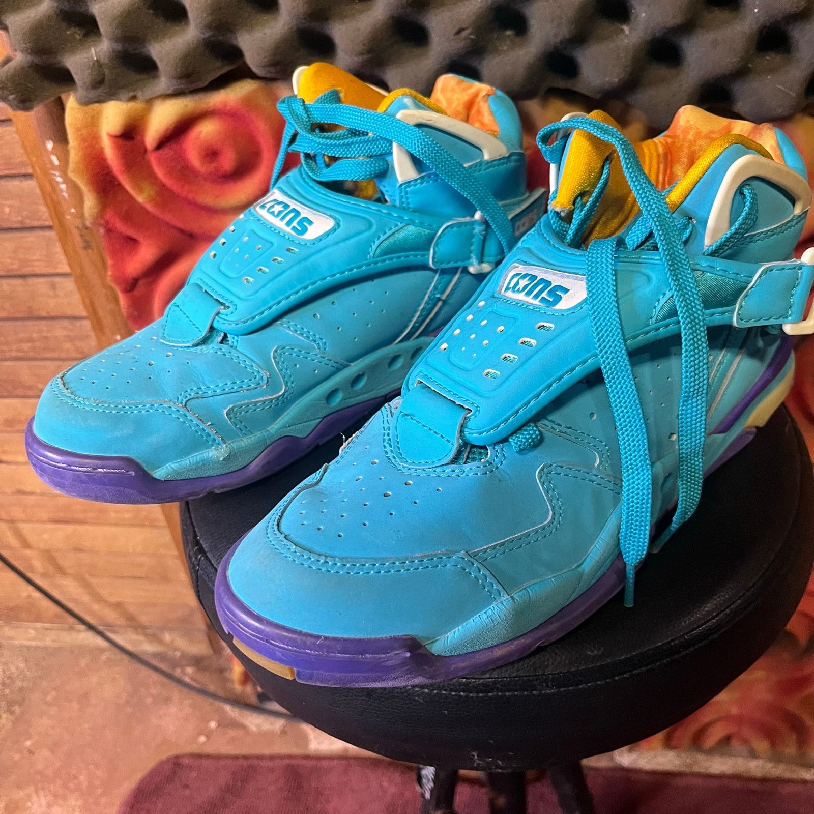 Converse Converse Aero Jam Charlotte Hornets Shoes Mens Sz 7 Blue Size US 7 / EU 40 - 3 Thumbnail