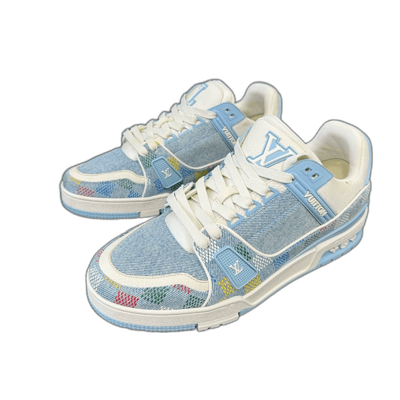 Louis Vuitton LV Louis Vuitton Colorful Low-Top Sneakers Size US 6.5 / EU 39-40 - 1 Thumbnail