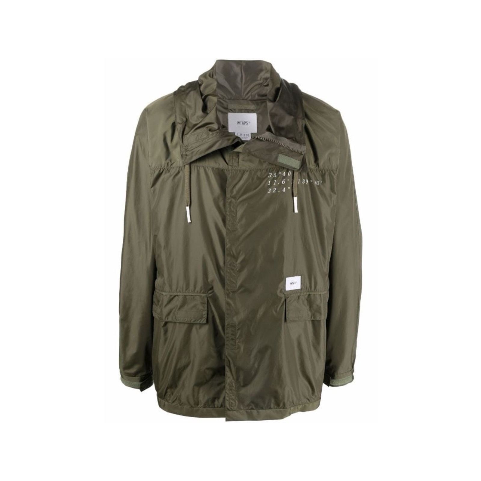 Wtaps Wtaps Pillar Hooded Jacket Olive Japanese Windbreaker Size US M / EU 48-50 / 2 - 1 Thumbnail
