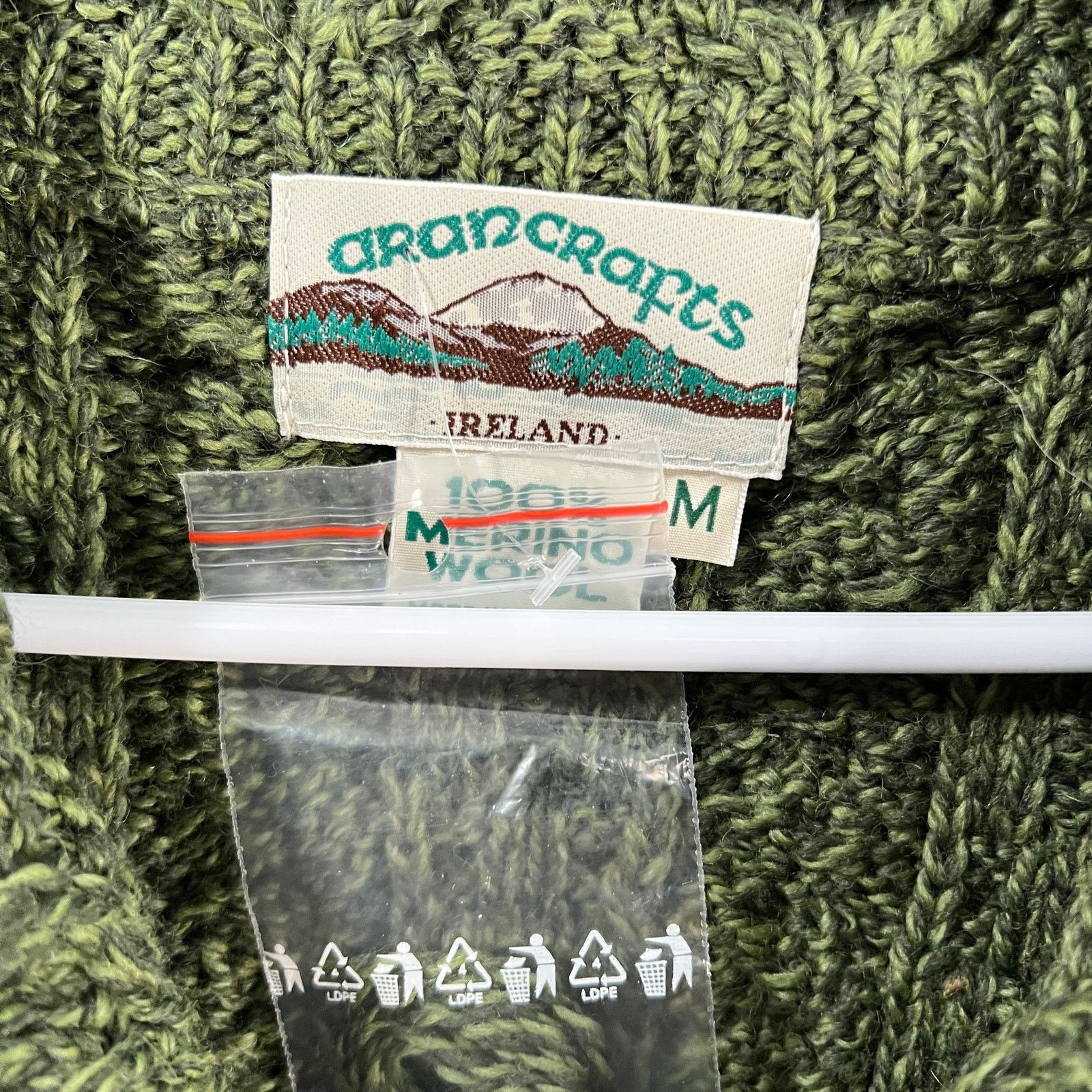 Aran Crafts Aran Craft Merino Wool Women's Sweater Size M / US 6-8 / IT 42-44 - 3 Thumbnail