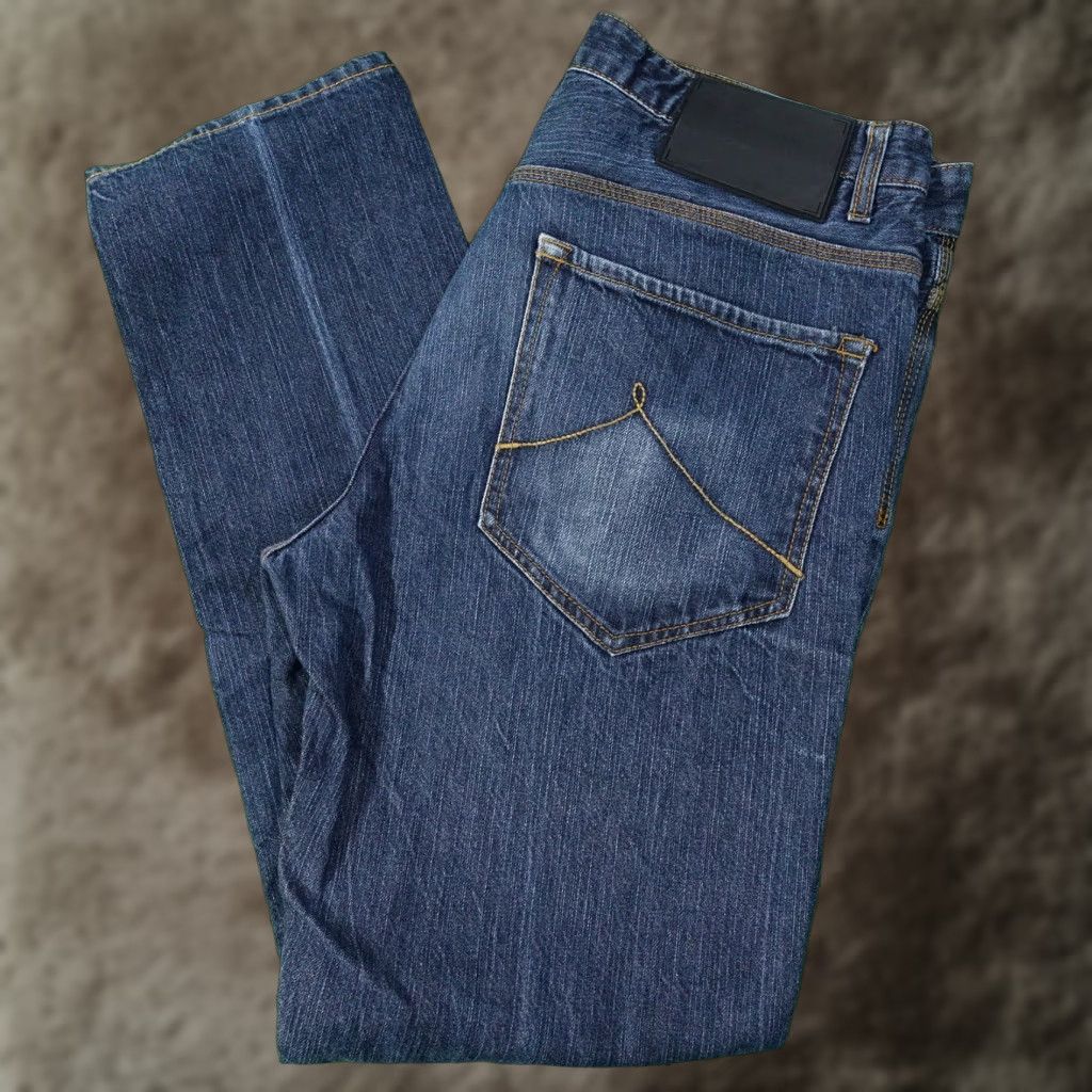 Rocawear ROCAWEAR Slim Fit Dark Wash Blue Jeans Mens Size 36 Waist 35" Size US 36 / EU 52 - 1 Thumbnail