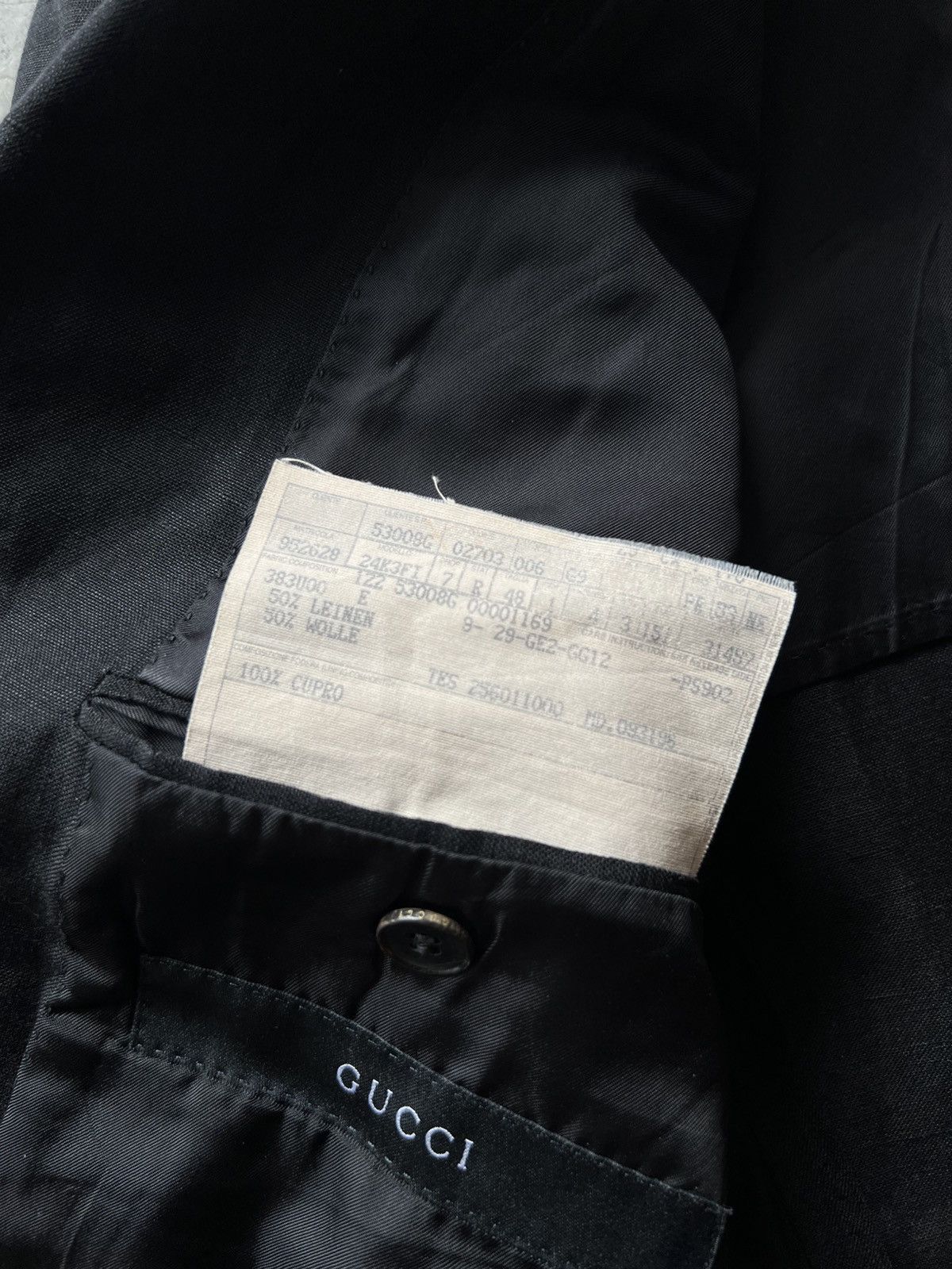 Gucci Gucci - Tom Ford - Linen Blazer Jacket Size 48R - 12 Thumbnail