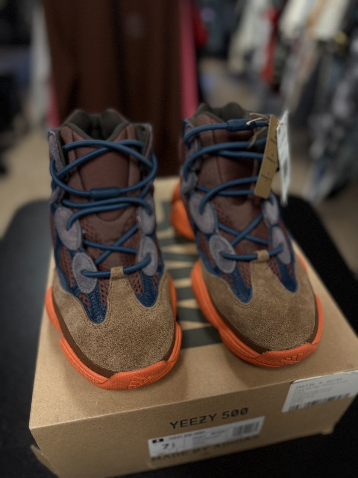 Adidas × Yeezy Yeezy Adidas 500 Tactile Orange Size 7.5 (NEW) Size US 7.5 / EU 40-41 - 9 Thumbnail