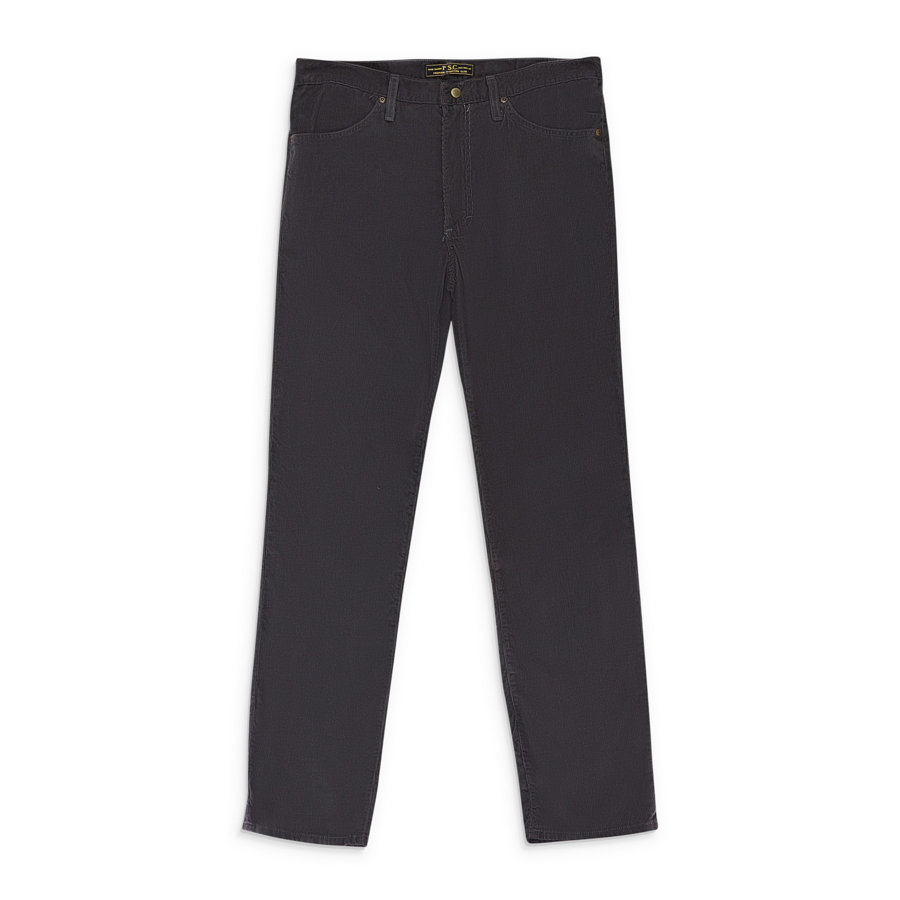 Freemans Sporting Club Charcoal Grey Corduroy Cotton Jeans Size 33 Size US 33 - 1 Thumbnail