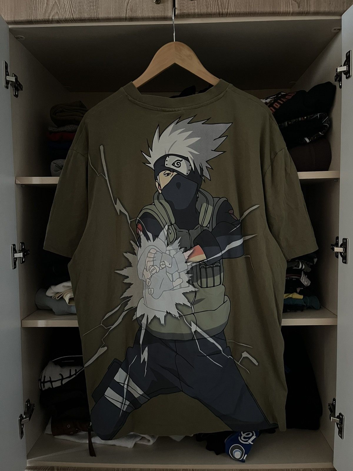 Anime Rare Naruto 2002 Kakasi Vintage Tee Size US XXL / EU 58 / 5 - 1 Thumbnail