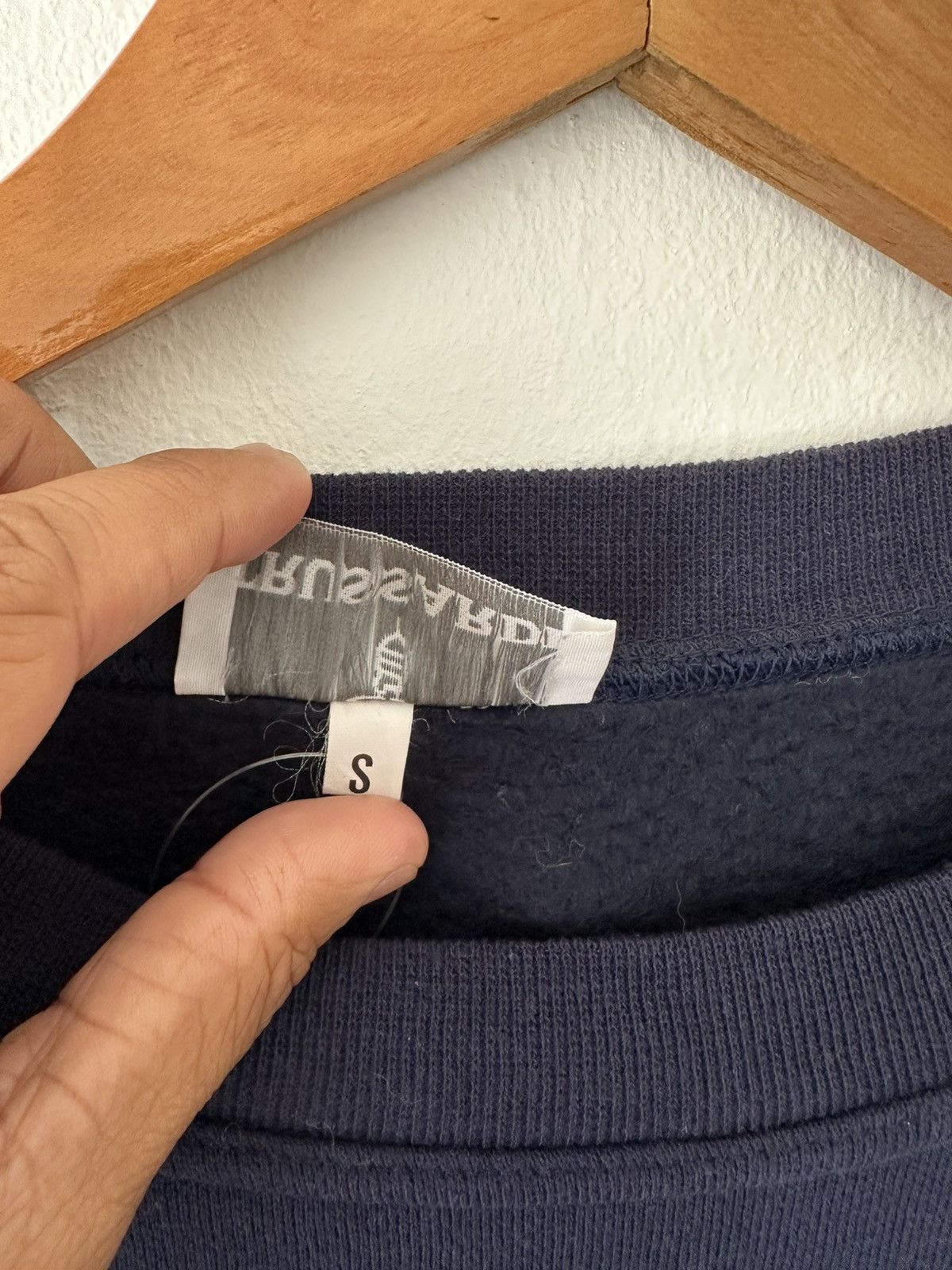 Trussardi Vintage Trussardi Embroidered Logo Sweatshirt Navy Crewneck Size US S / EU 44-46 / 1 - 6 Thumbnail