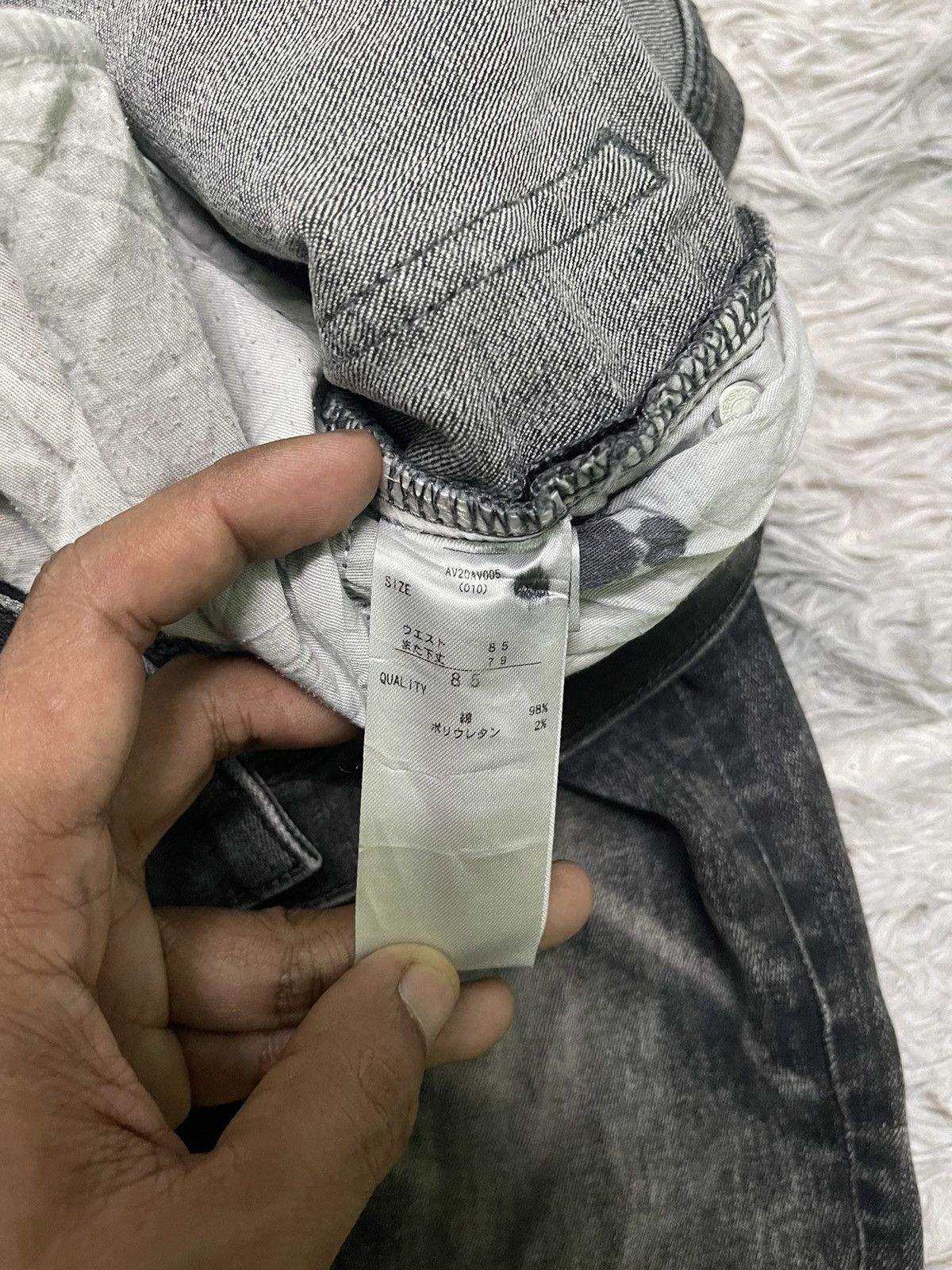 Japanese Brand 2000s DIOR INSPIRED SOFT DENIM STRETCHABLE BRAND DURANTE Size US 32 / EU 48 - 11 Thumbnail