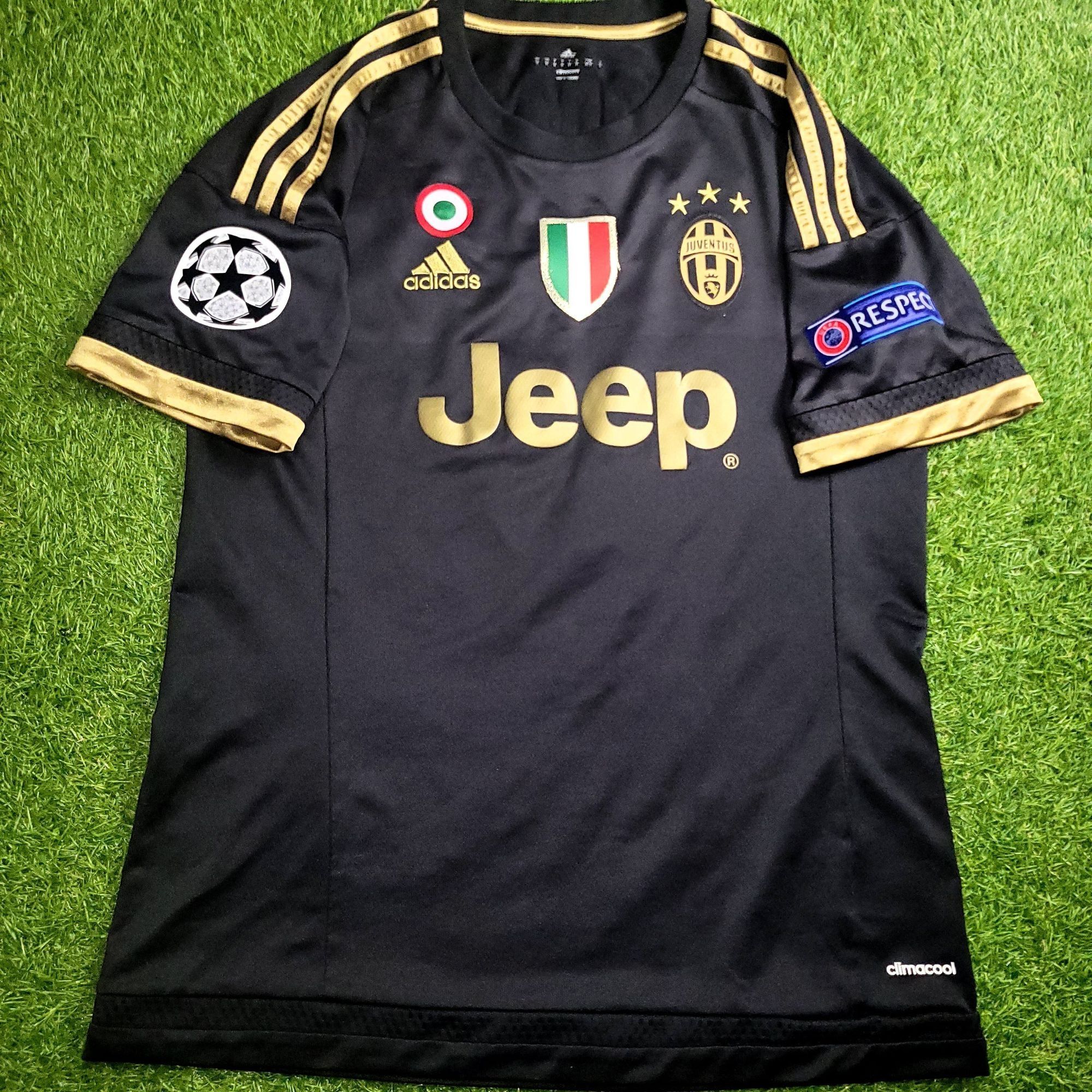 Adidas Morata Juventus 2015 2016 Third UEFA Soccer Jersey Shirt M Size US M / EU 48-50 / 2 - 2 Thumbnail
