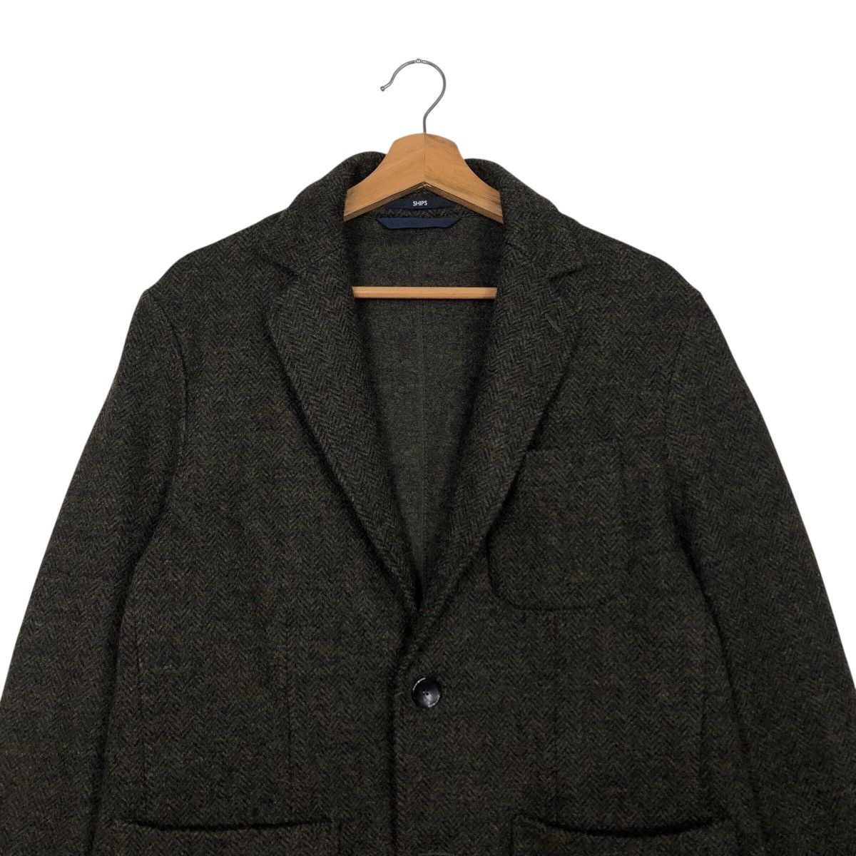 Issey Miyake 📌Vintage Wool Jacket Button Chore Balancircular Ships Japan Size US L / EU 52-54 / 3 - 4 Thumbnail