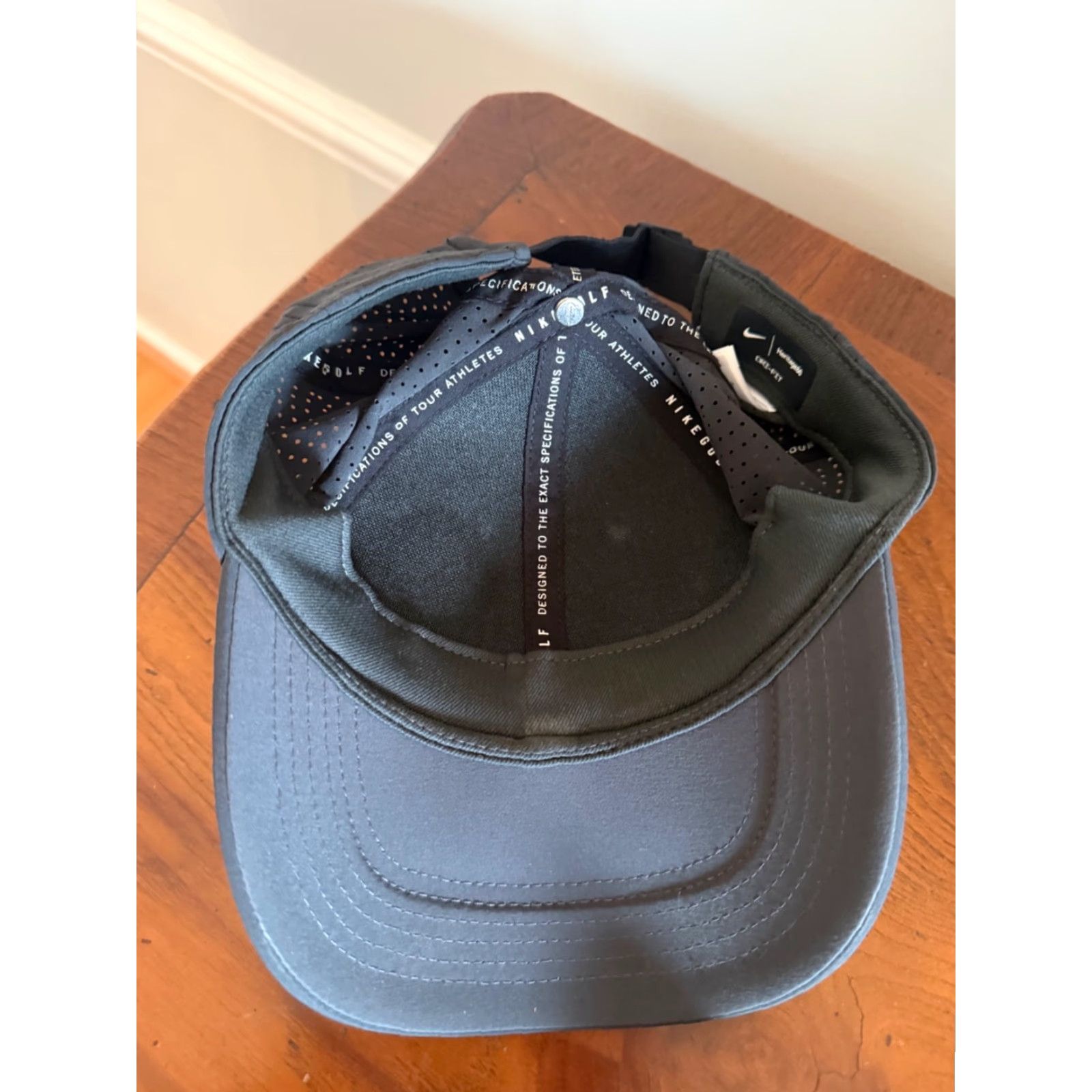 Nike Nike Baseball Hat Cap Mens One Size Gray Adjustable Heritage86 Dri-Fit Size ONE SIZE - 4 Thumbnail
