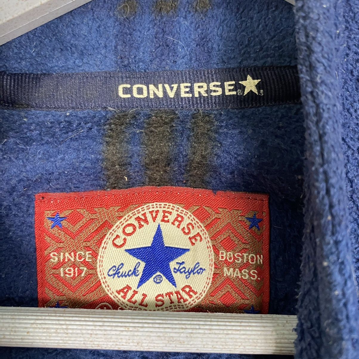 Converse Vintage 90s Converse Small Logo Halfzip Fleece Size US XL / EU 56 / 4 - 10 Thumbnail