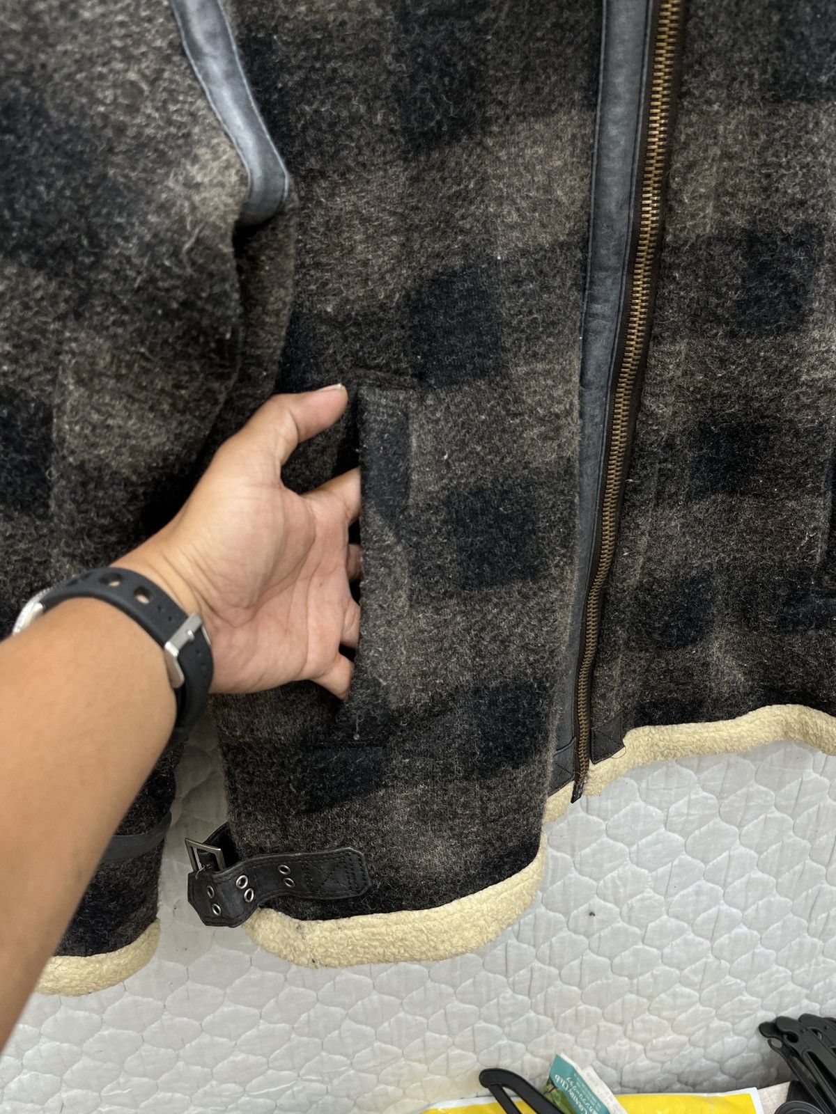 Diesel 🔥STEALS🔥 DIESEL SHEARLING JACKET Size M / US 6-8 / IT 42-44 - 15 Thumbnail