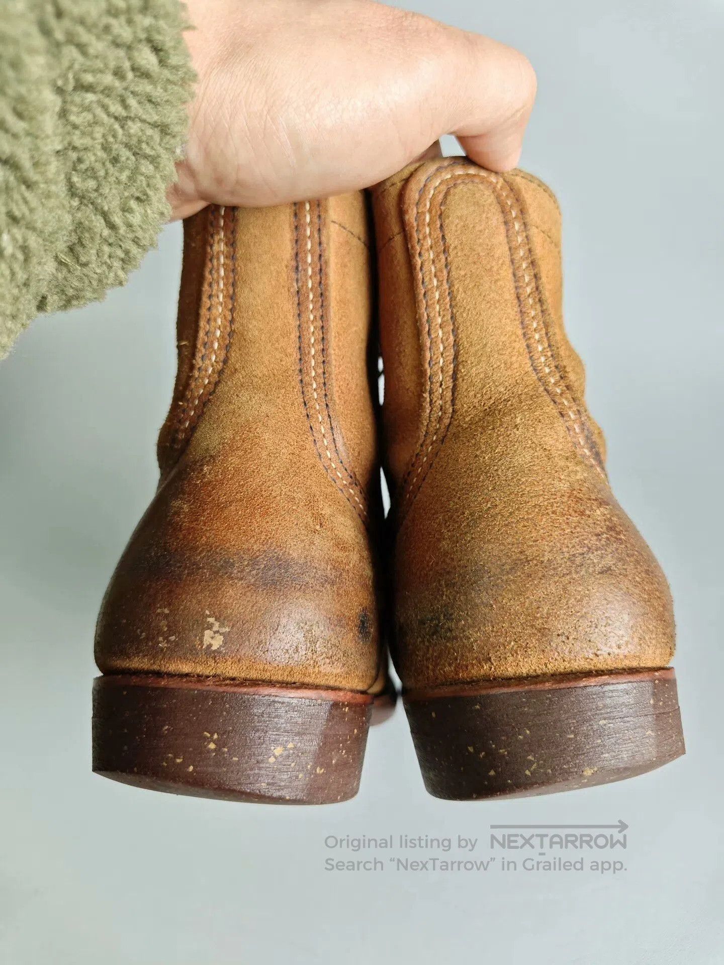 Red Wing Red Wing 8113 Suede Miner Boots. Size US 9 / EU 42 - 6 Thumbnail