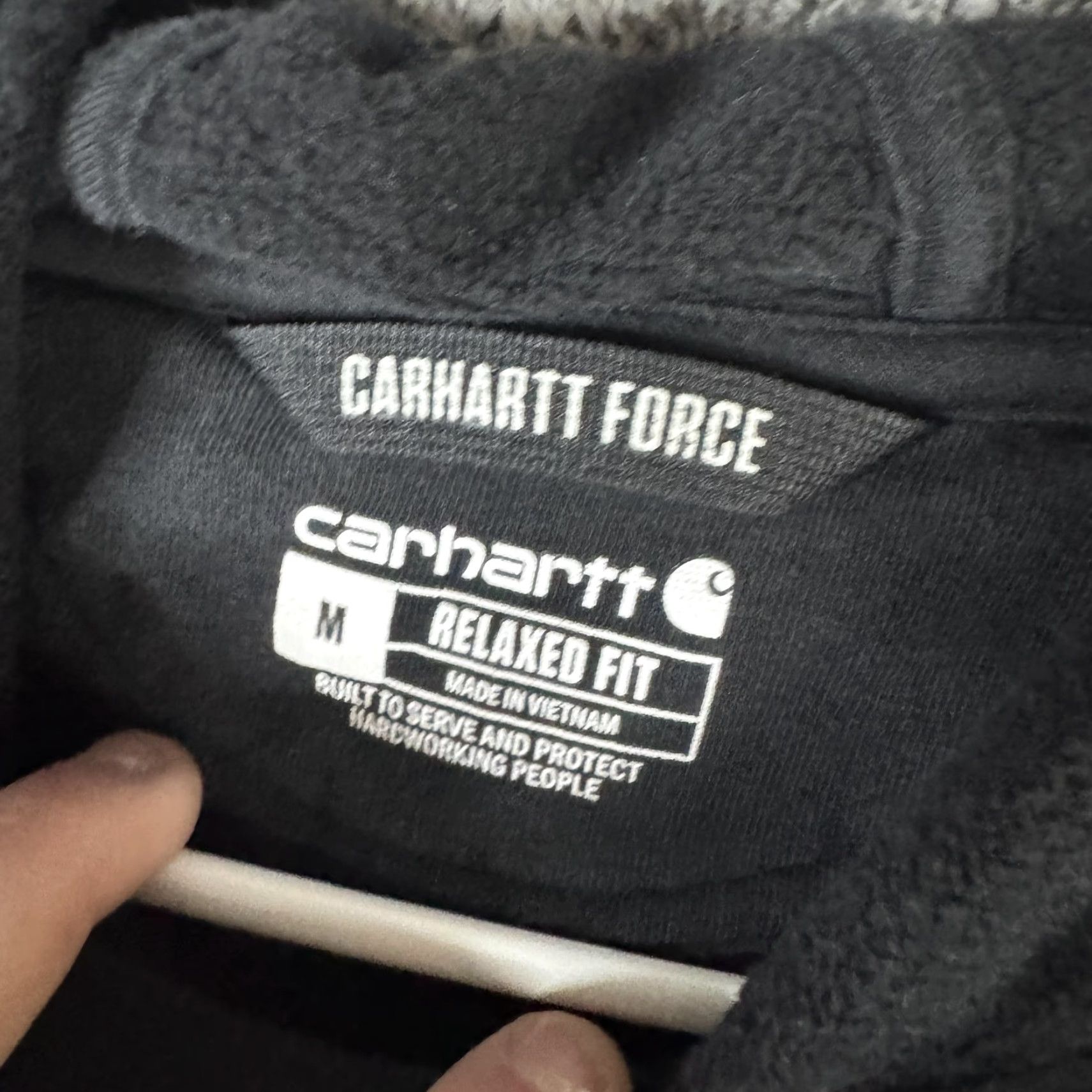 Carhartt Carhartt Force Hoodie Mens M Black Fleece Pullover Logo Sweatshirt Size US M / EU 48-50 / 2 - 7 Thumbnail