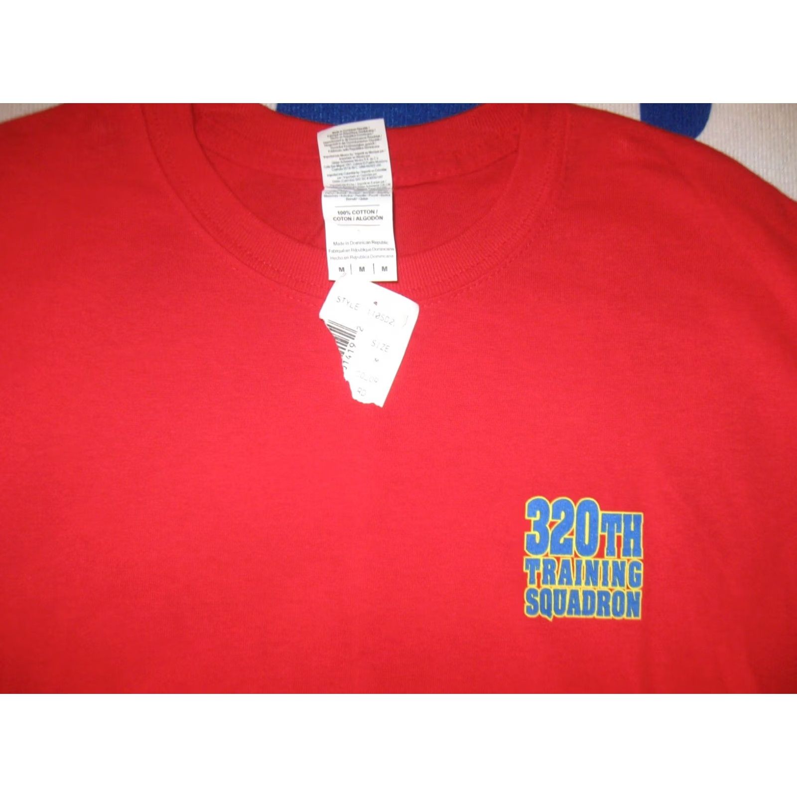 Gildan Nike 320th Training Squadron T Shirt Men M Red Erwin Graphic Print Classic Gildan Cotton Short Sleeve Logo Military Shirt Mens Size US M / EU 48-50 / 2 - 3 Thumbnail
