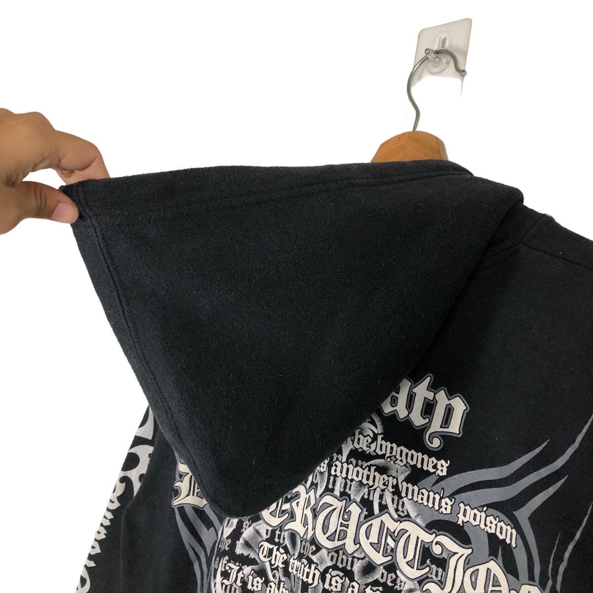 Japanese Brand × Seditionaries Rare Dear Future Hoodie Punk Big Logo Inspire Chrome Hearts Size US M / EU 48-50 / 2 - 9 Thumbnail