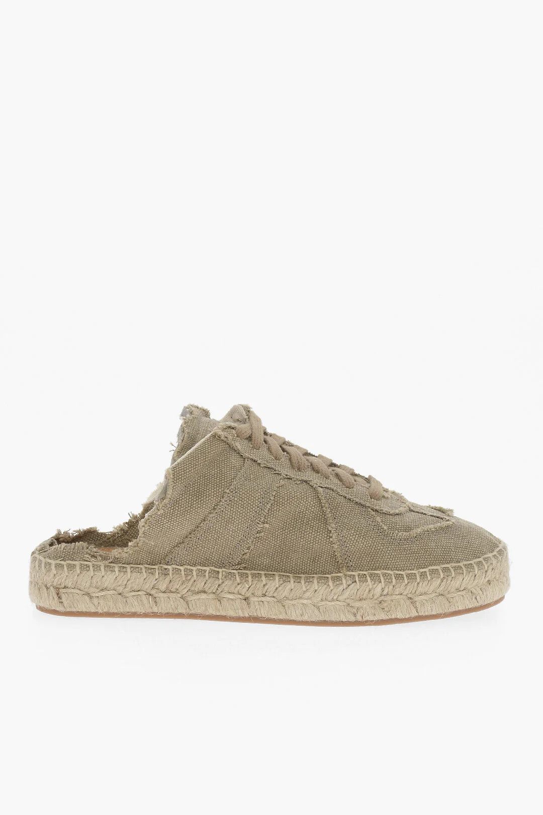 Maison Margiela og1mm0426 Cotton Low-Top Sneakers in Green Size US 5 / IT 35 - 1 Thumbnail