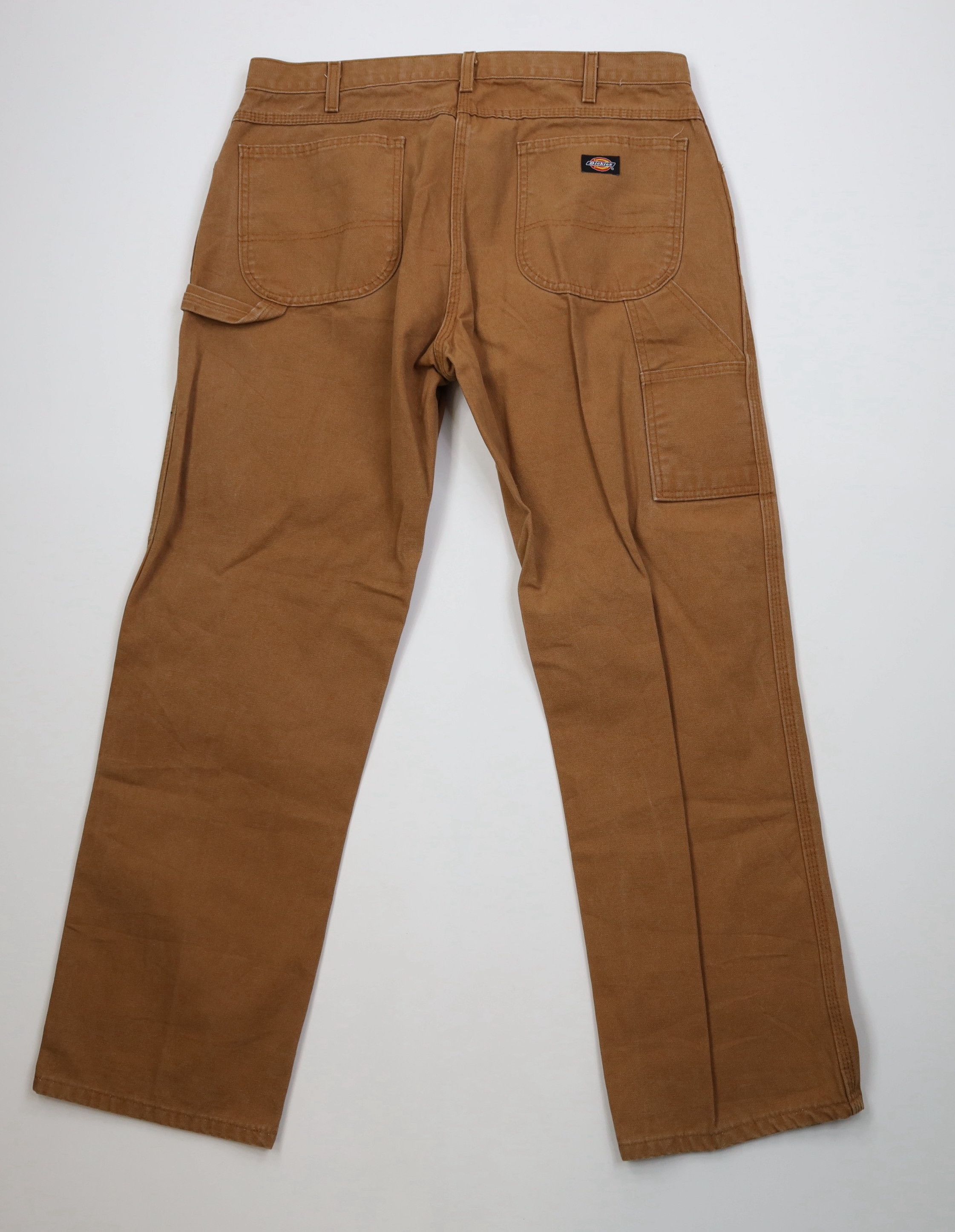 Dickies Vintage Y2K Dickies Wide Leg Canvas Dungaree Pants Brown Size US 38 / EU 54 - 8 Thumbnail