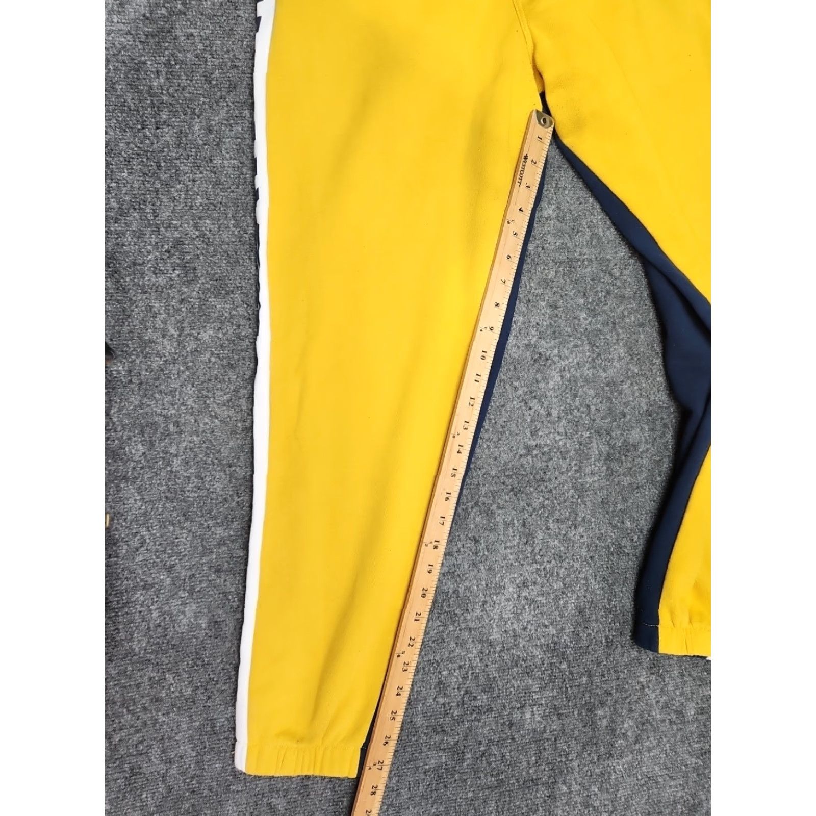 Vans VANS Pants Men Large Yellow Warm Up Drawstring Sweatpants Men's Regular L Yellow Sweatpants Size US 33 - 4 Thumbnail