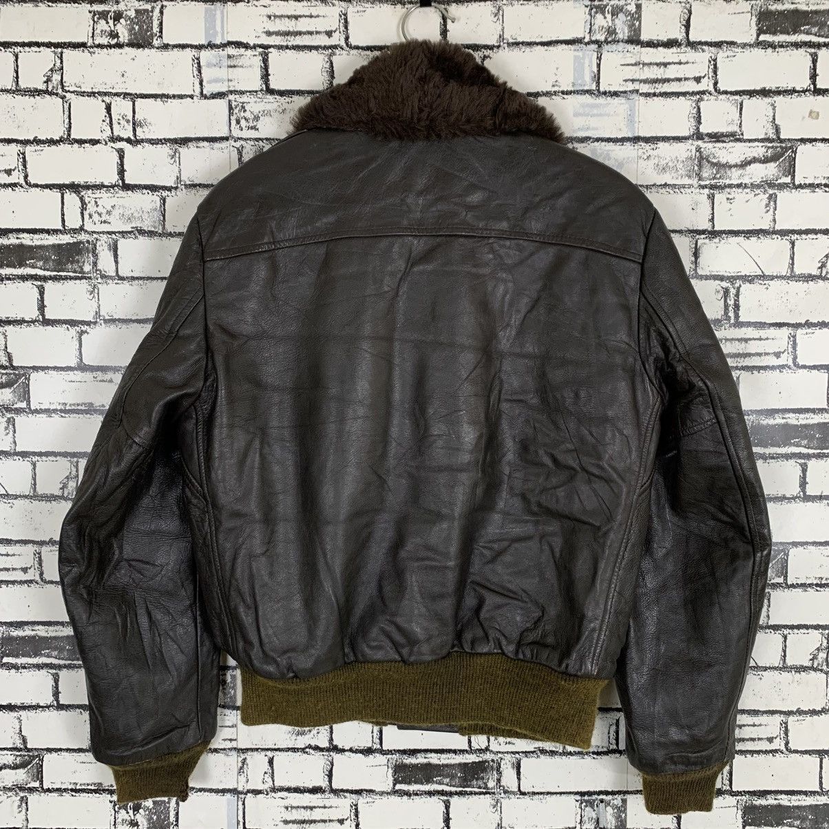 Cooper × Genuine Leather × Vintage Vintage Cooper Sportwear Sherling Leather Jacket Size US M / EU 48-50 / 2 - 6 Thumbnail