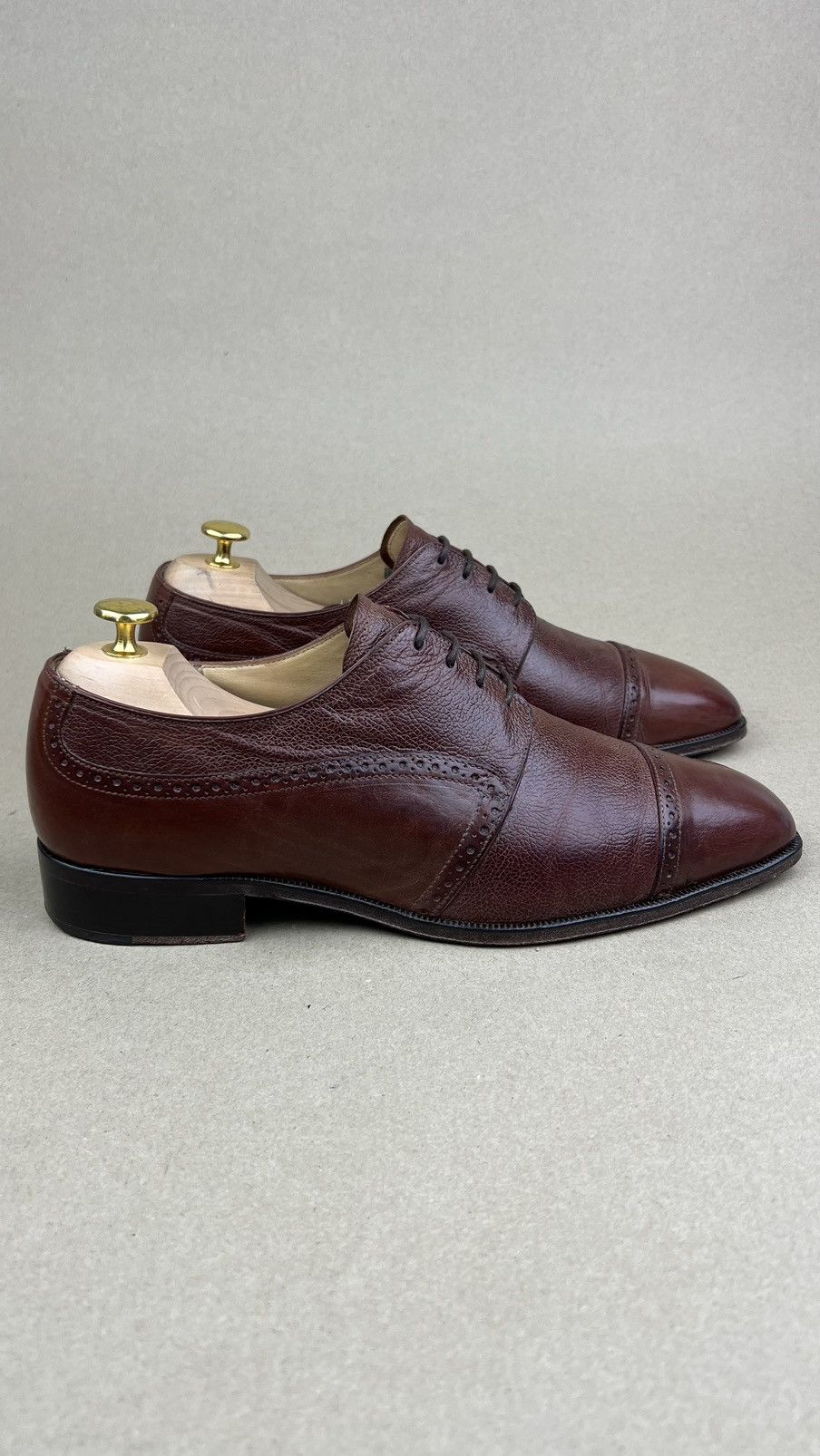 Grenson GRENSON Derby Leather Shoes Made in England Brown Men’s Size US 10.5 / EU 43-44 - 6 Thumbnail
