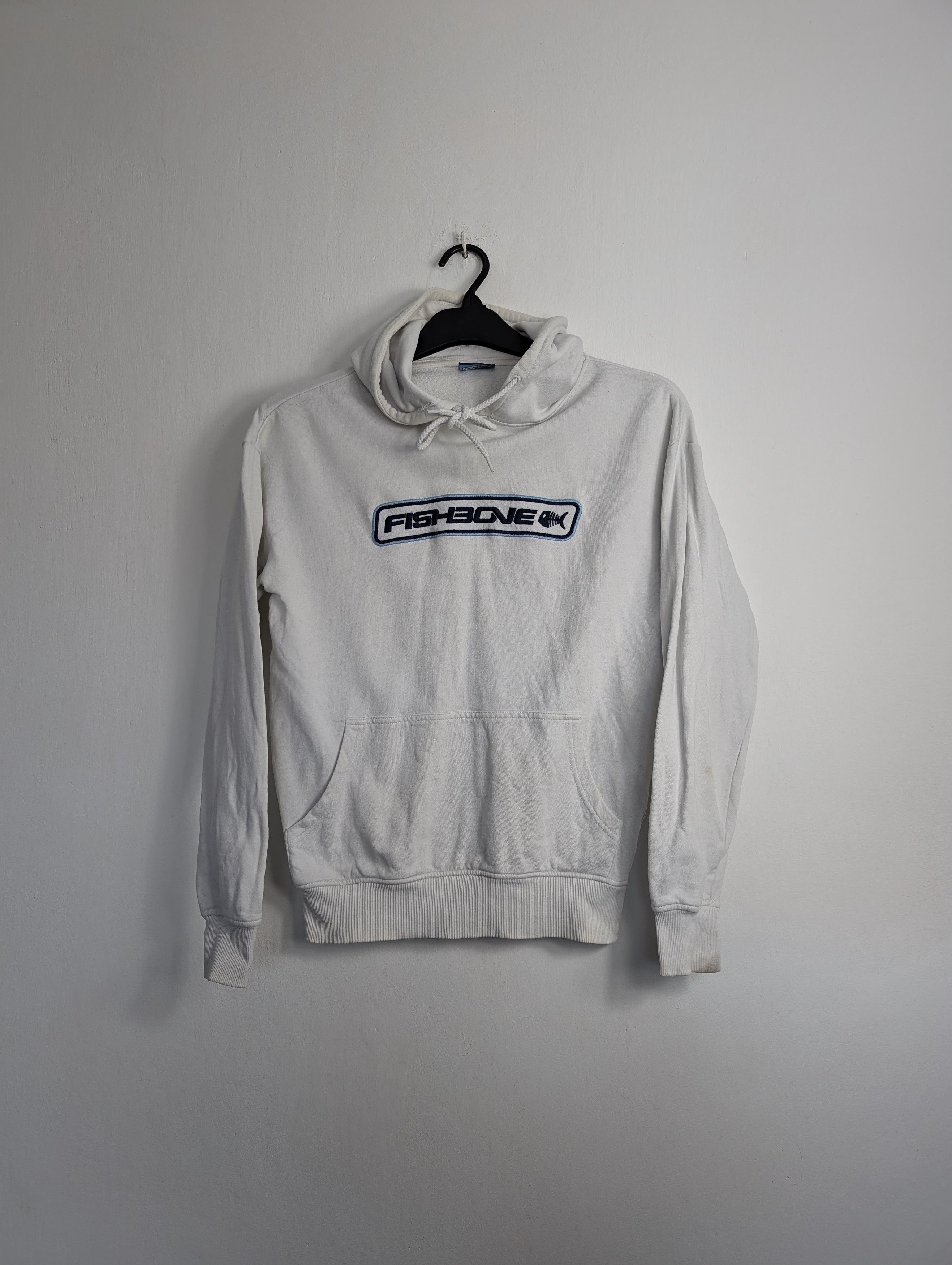 Vintage Vintage Fishbone White Hoodie y2k 00s Size US XS / EU 42 / 0 - 1 Thumbnail