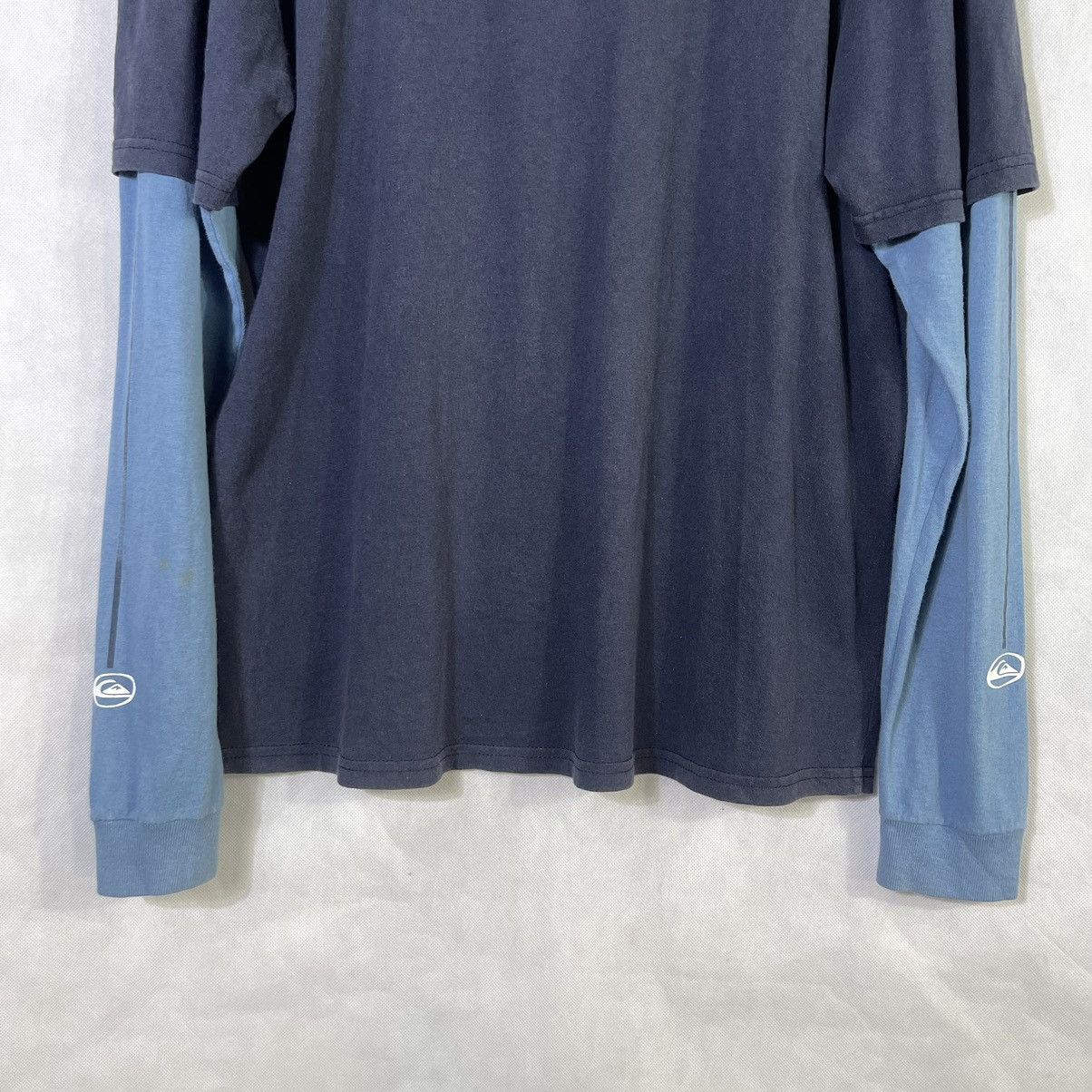 Quiksilver Vintage 90s Quiksilver Long Sleeves Fades Tshirt Size US L / EU 52-54 / 3 - 6 Thumbnail
