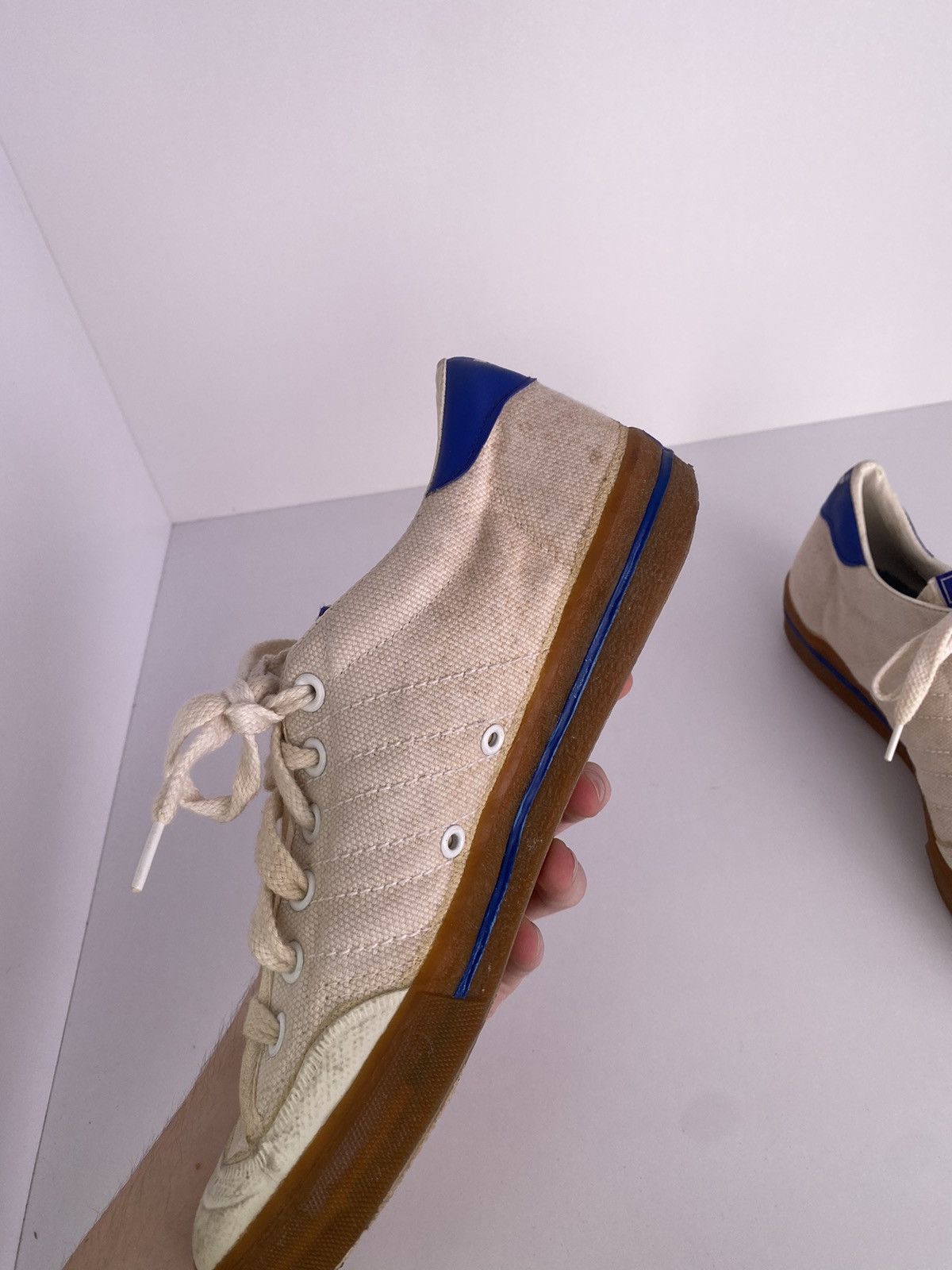 Adidas × Vintage Vintage 70s Adidas Ultra Court Tennis Shoes Sneakers Grunge Size US 7.5 / EU 40-41 - 10 Thumbnail